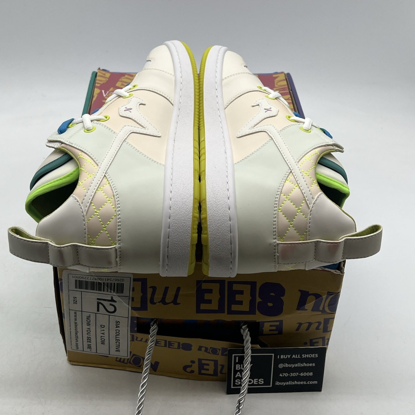 Size 12 - SIA Collective “Now You See Me” D.1.Y. Low Shoes Beige
