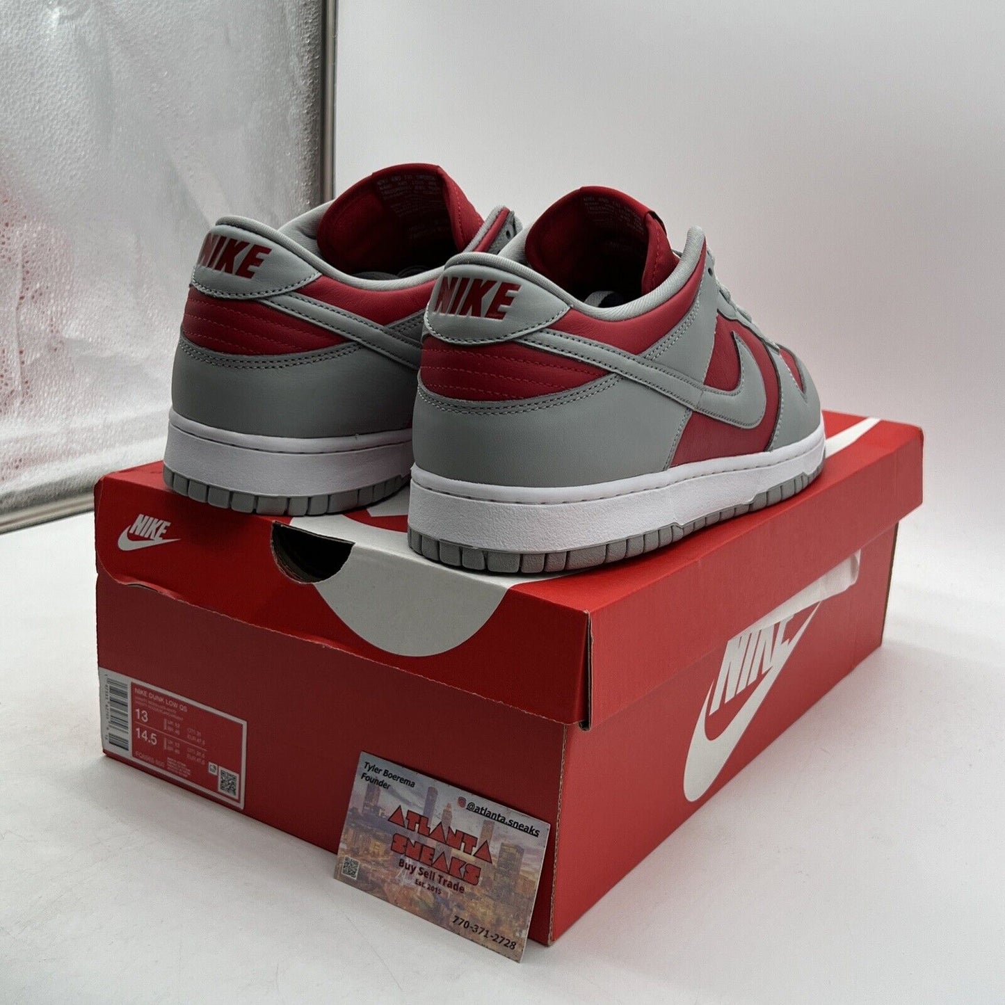 Size 13 - Nike Dunk CO.JP 2024 Low Ultraman Grey Red Leather White (FQ6965-600)