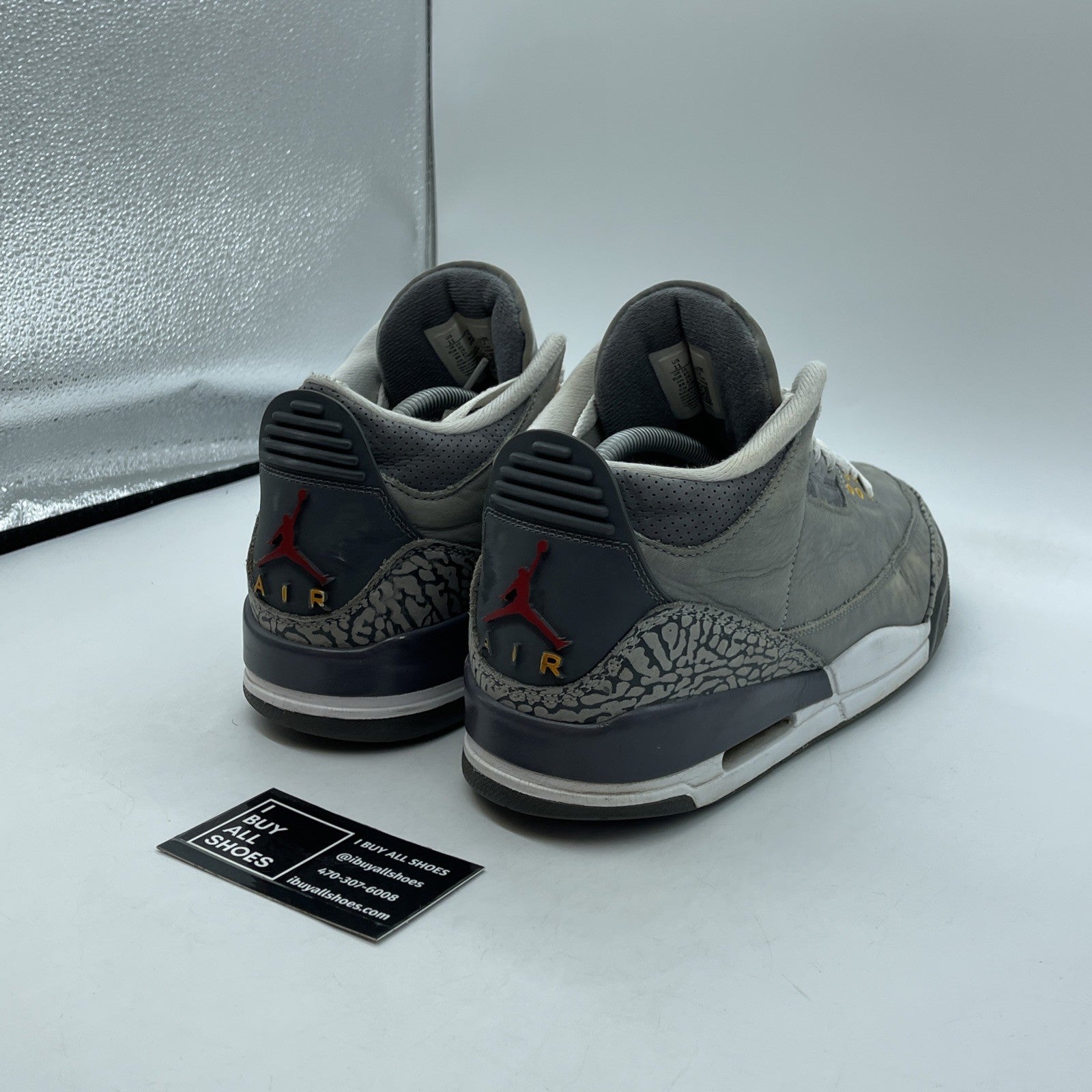 Size 11 - Jordan 3 Retro Mid Cool Grey Red Suede (CT8532-012)