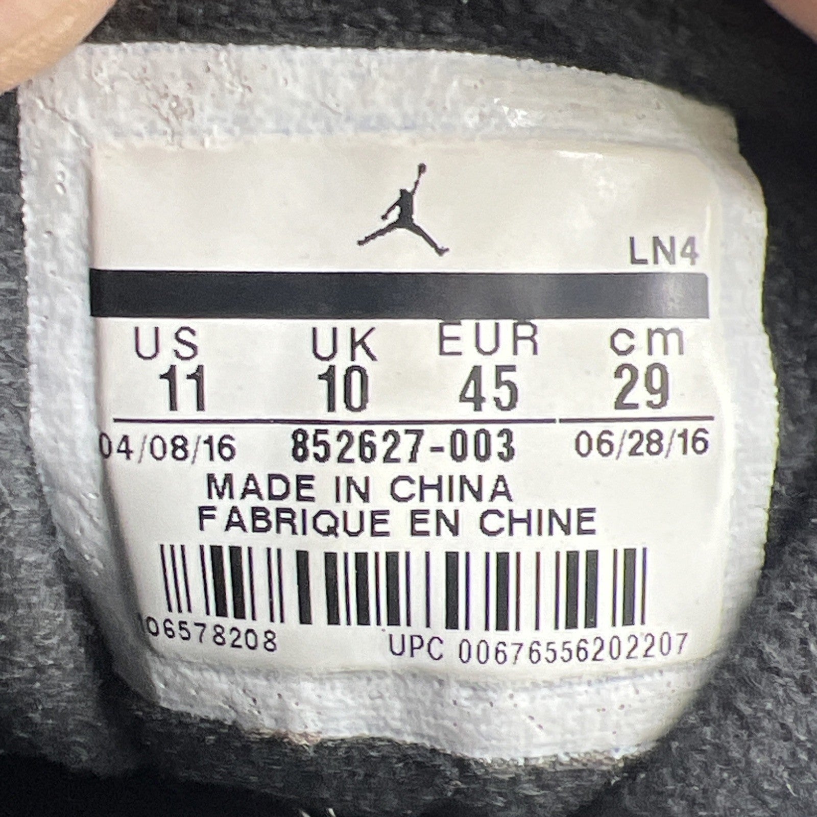 Size 11 - Air Jordan 12 Retro Wool (852627-003)