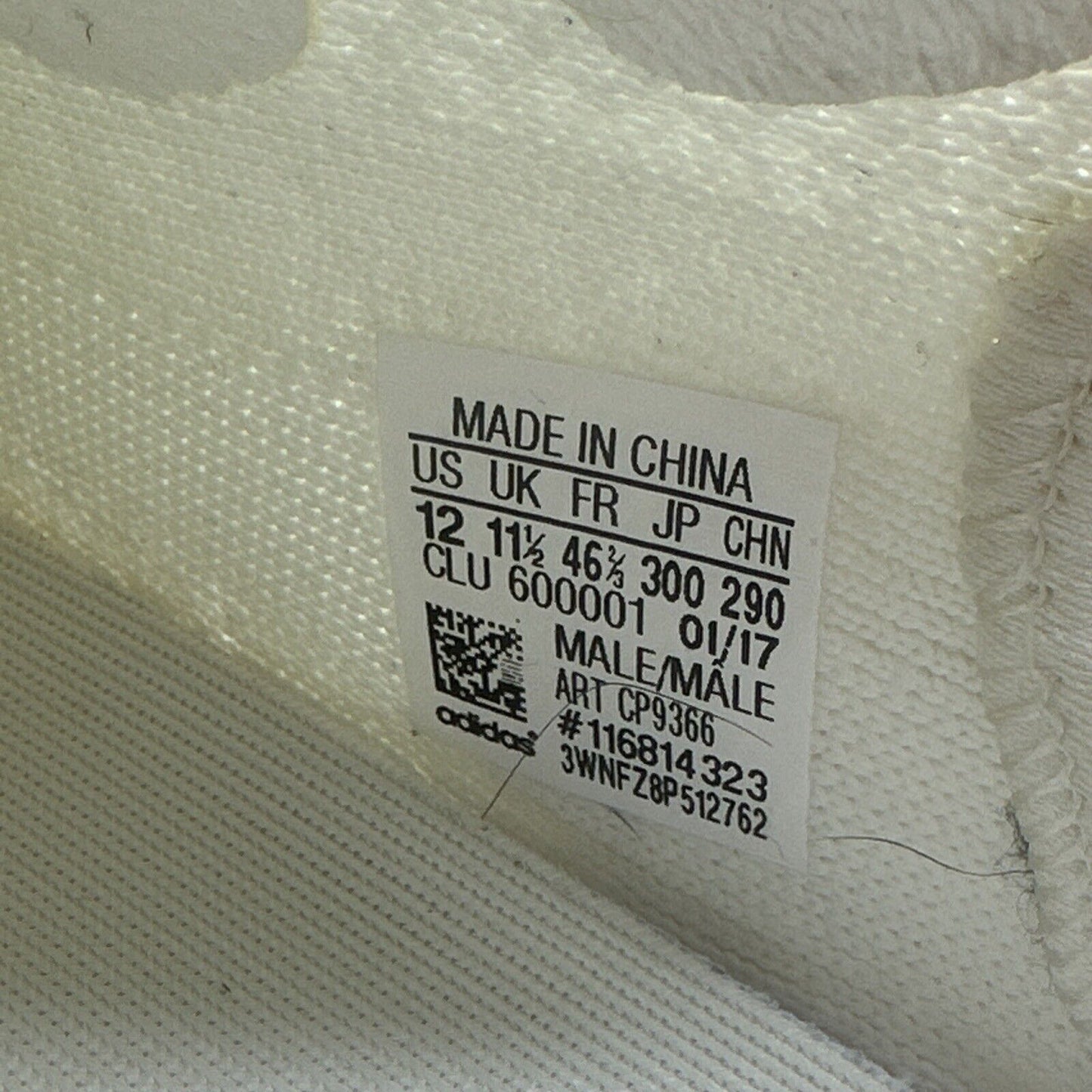 Size 12 - adidas Yeezy Boost 350 V2 Low Cream White / Triple White OG 2017 PAIR