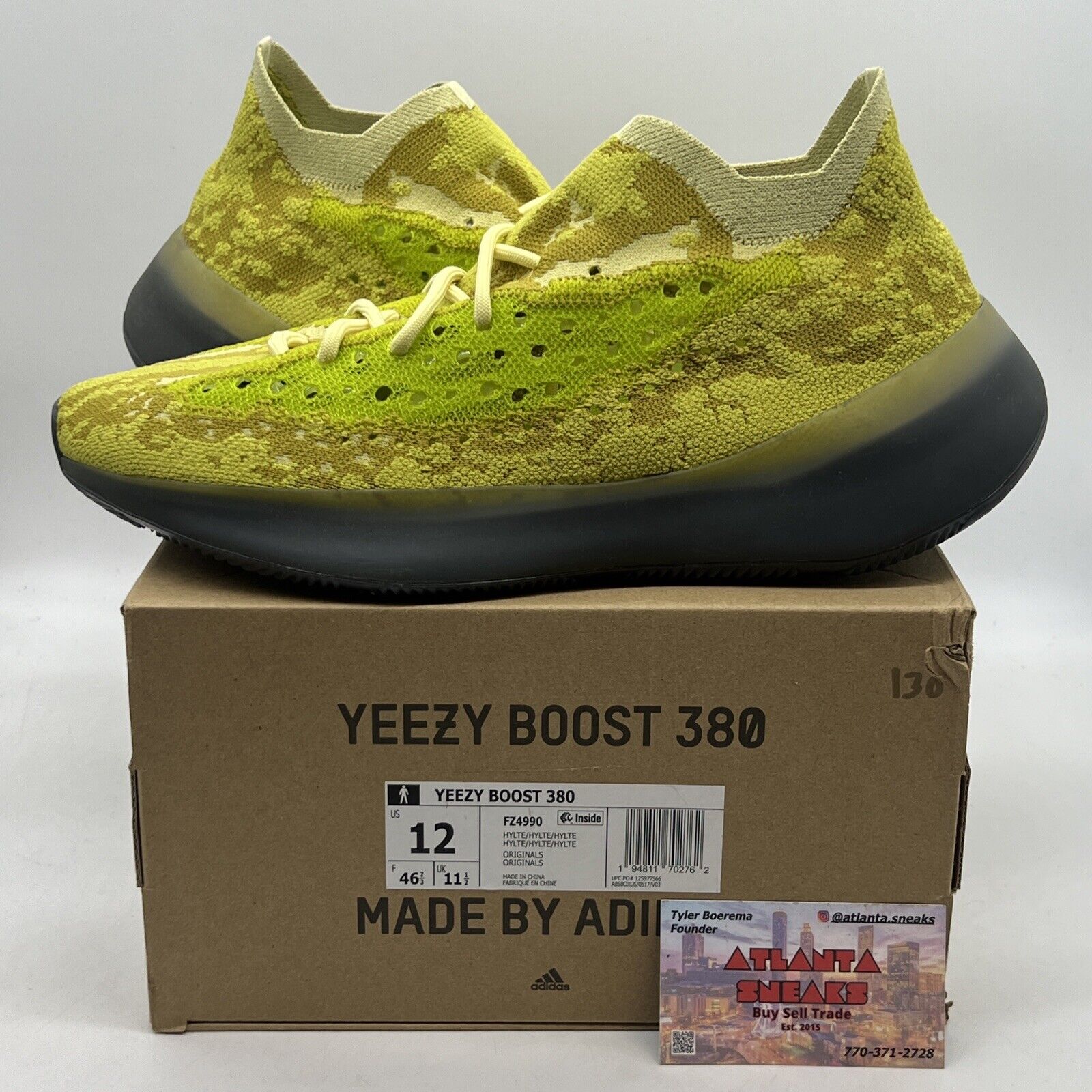Size 12 - adidas Yeezy Boost 380 Hylte (FZ4990)