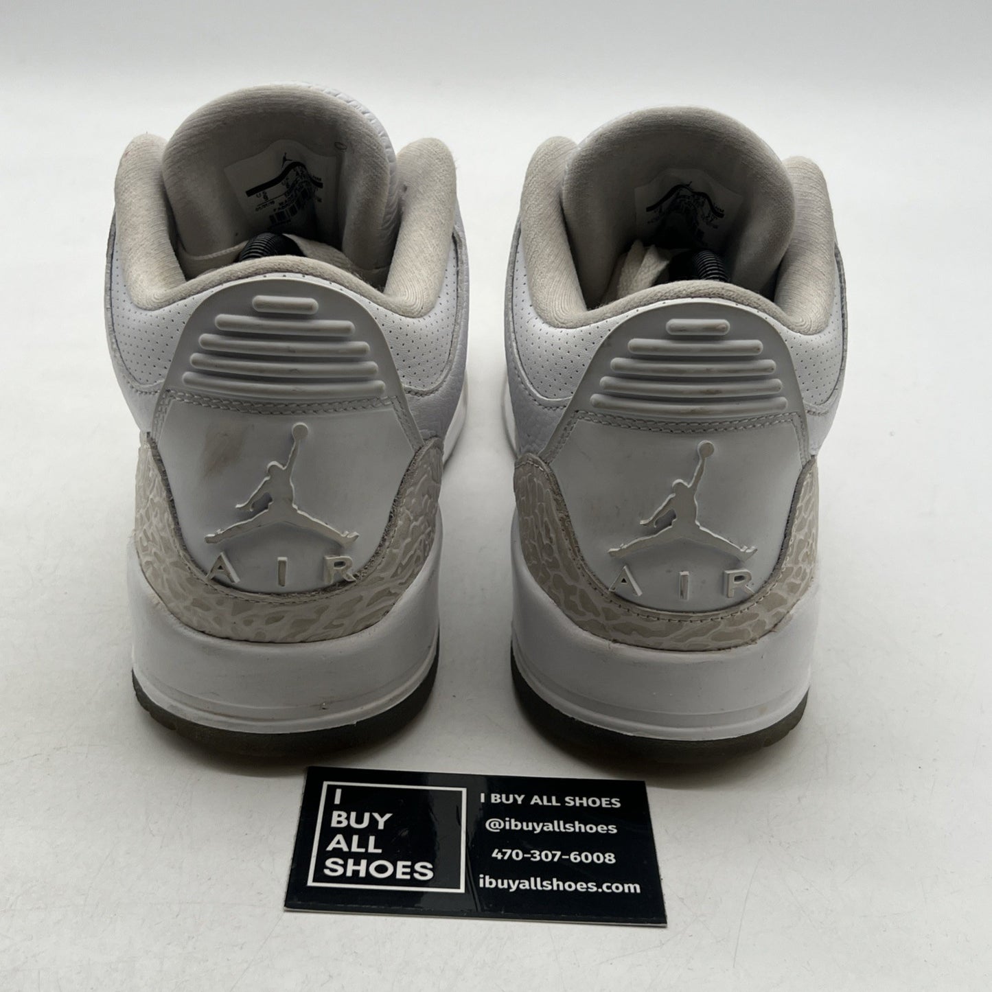 Size 9 - Air Jordan 3 Retro Triple White (136064-111)