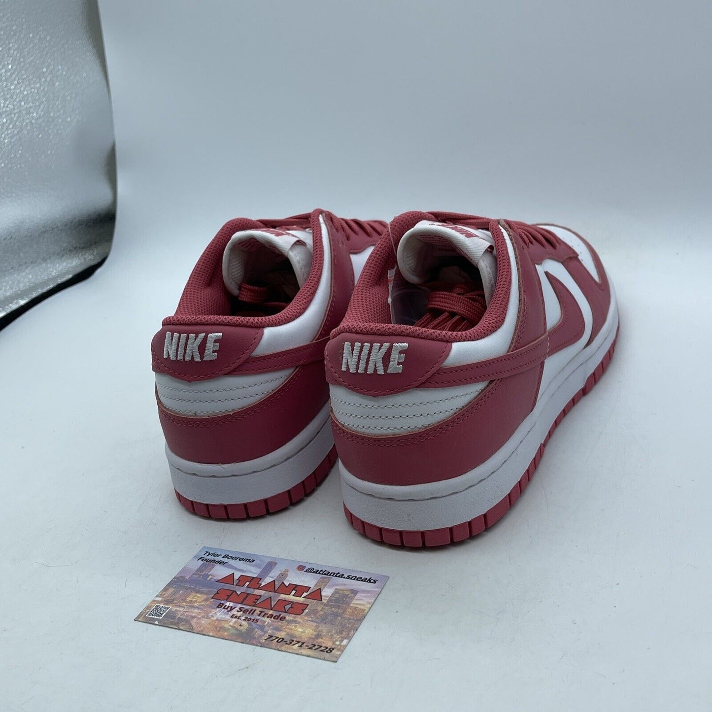 Size 10W - Nike Dunk Low Archeo Pink White Leather (DD1503-111)