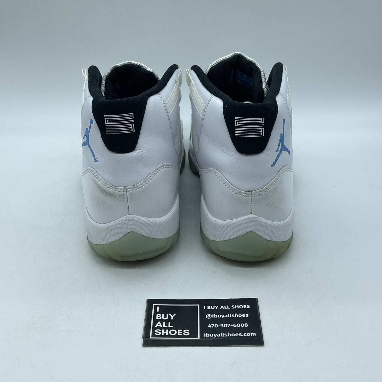 Size 9.5 - Air Jordan 11 Retro High Legend Blue (378037-117)