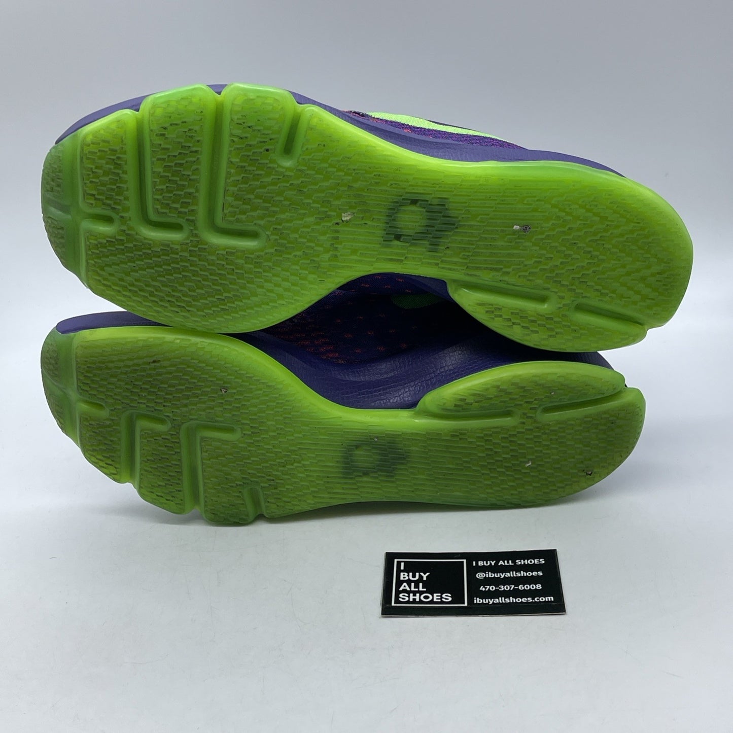 Size 12 - Nike KD 8 Suit Purple Green Suede  (749375-535)