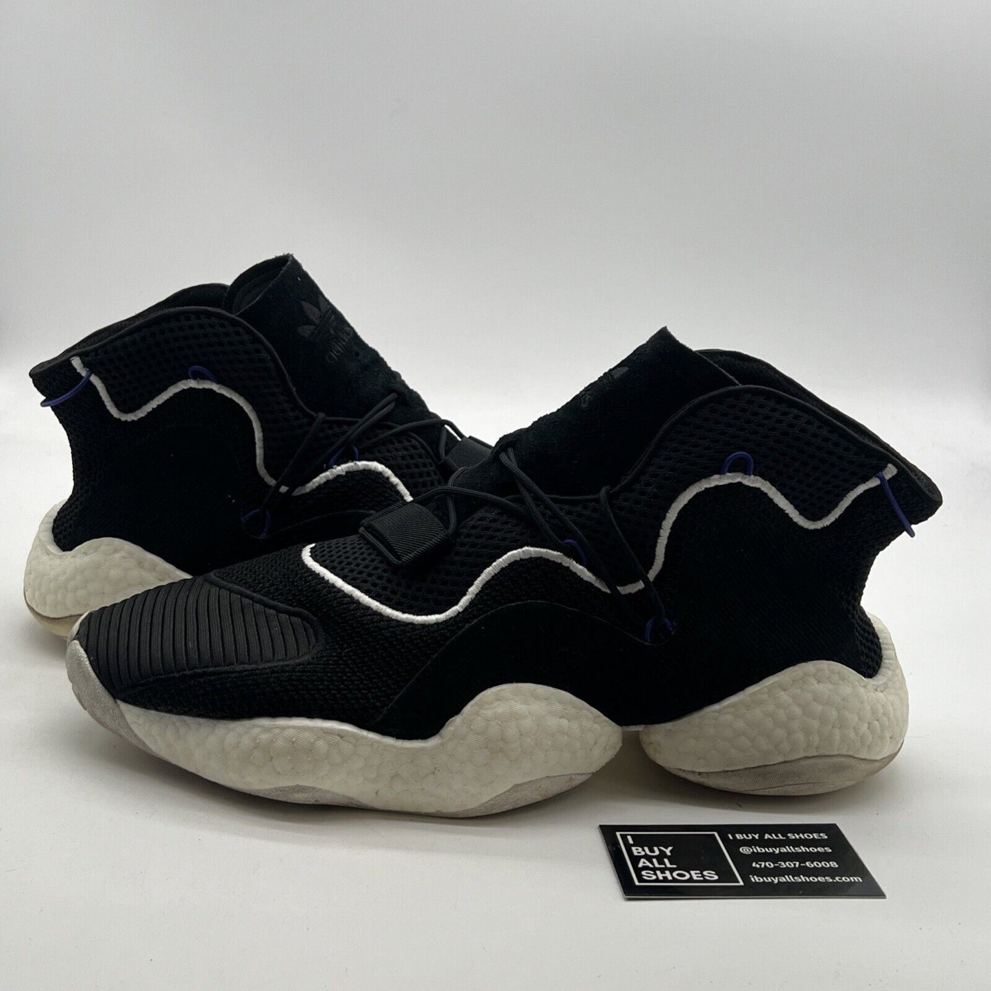 Size 13 - adidas Crazy BYW LVL 1 Black White (CQ0991)