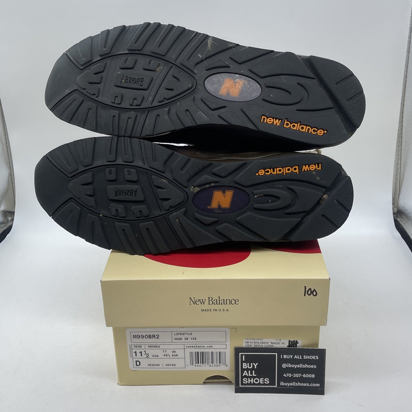 Size 11.5 - New Balance Teddy Santis x 990v2 Made in USA Brown Purple (M990BR2)