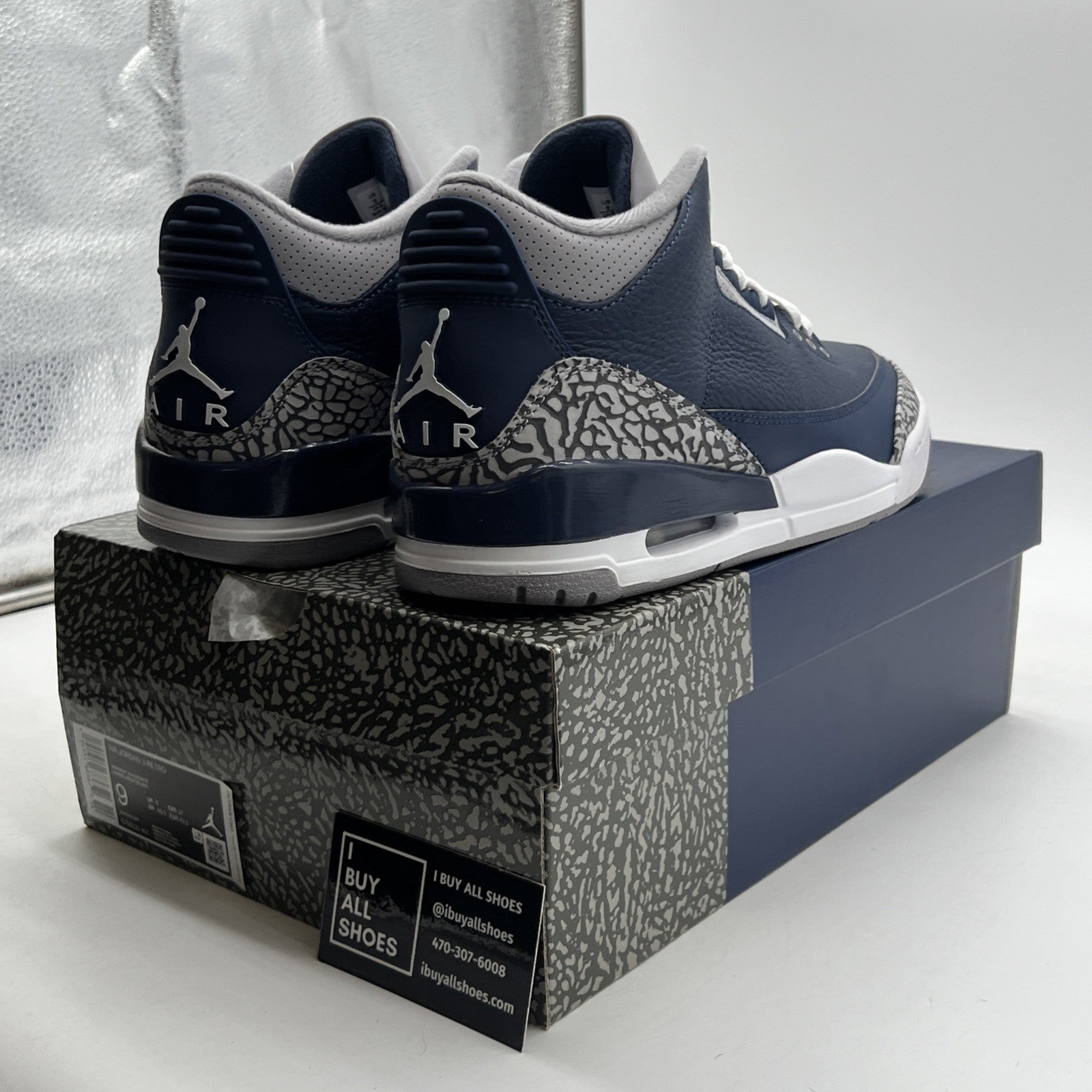 Size 9 - Air Jordan 3 Retro Blue (CT8532-401)