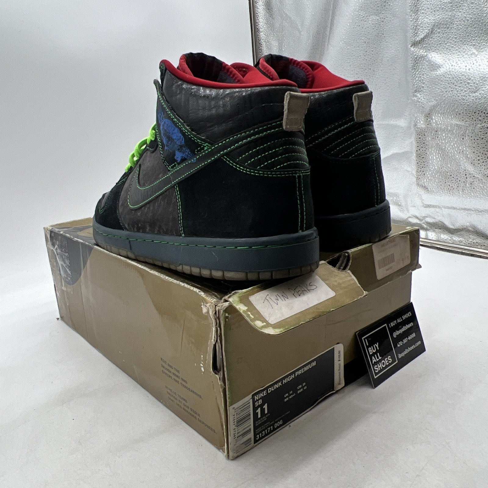 Size 11 - Nike Dunk Premium SB High Twin Peaks (313171-006)