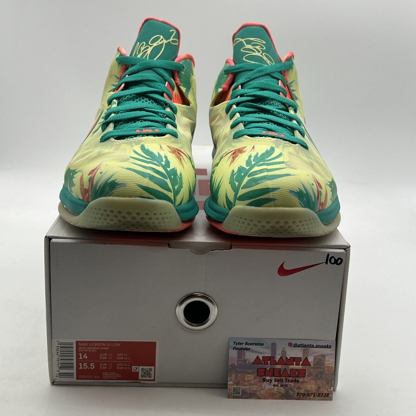 Size 14 - Nike LeBron 9 Low LeBronold Palmer (D09355-300)