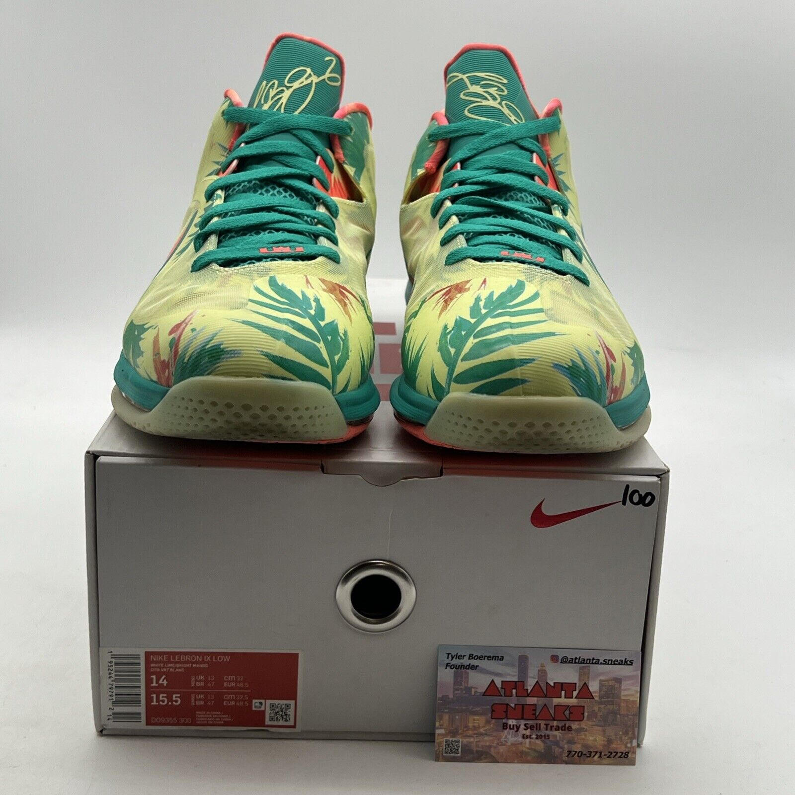 Size 14 - Nike LeBron 9 Low LeBronold Palmer (D09355-300)