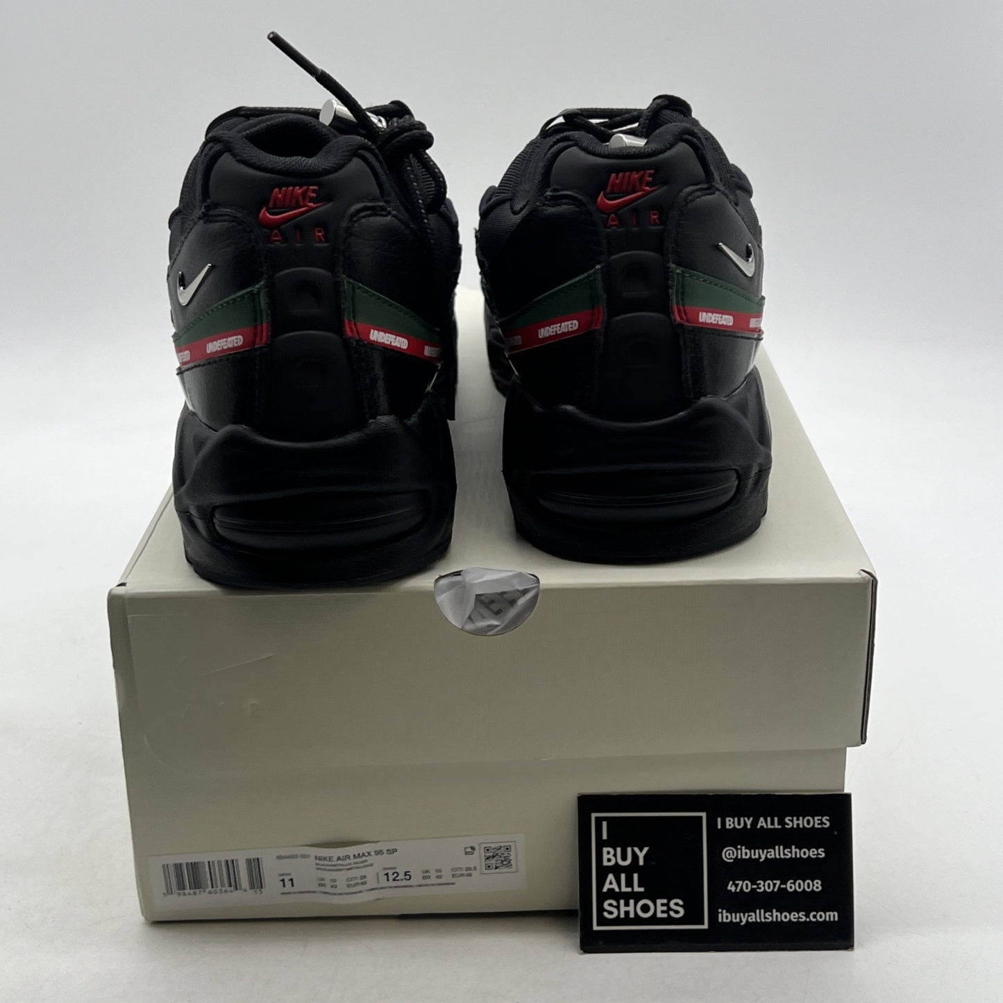Size 11 - Nike Undefeated x Air Max 95 Black (IB4453-001)