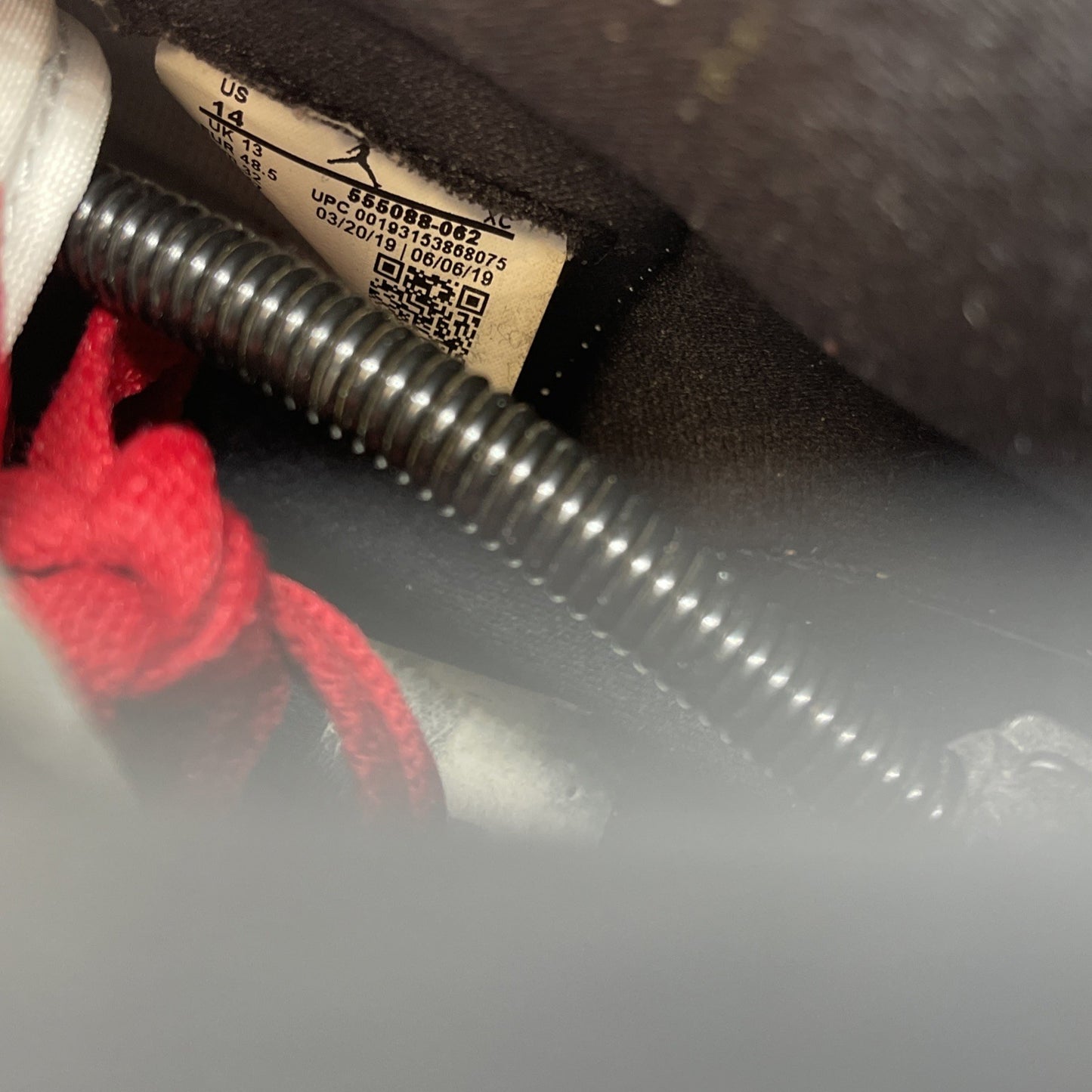 Size 14 - Air Jordan 1 Retro High OG Bloodline (555088-062)