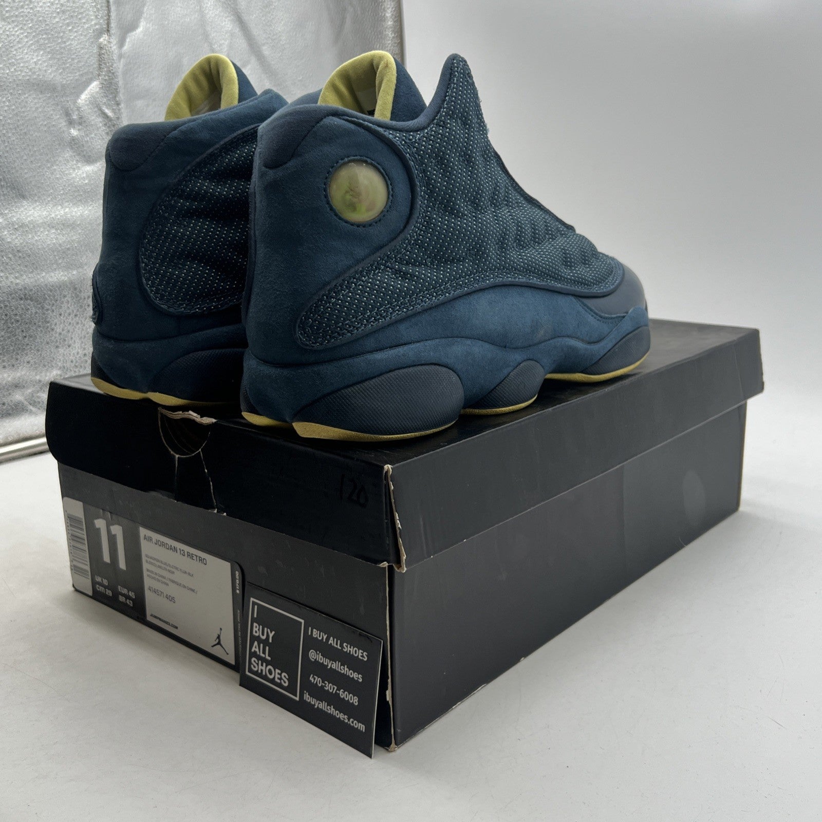 Size 11 - Air Jordan 13 Retro Squadron Blue (414571-405)