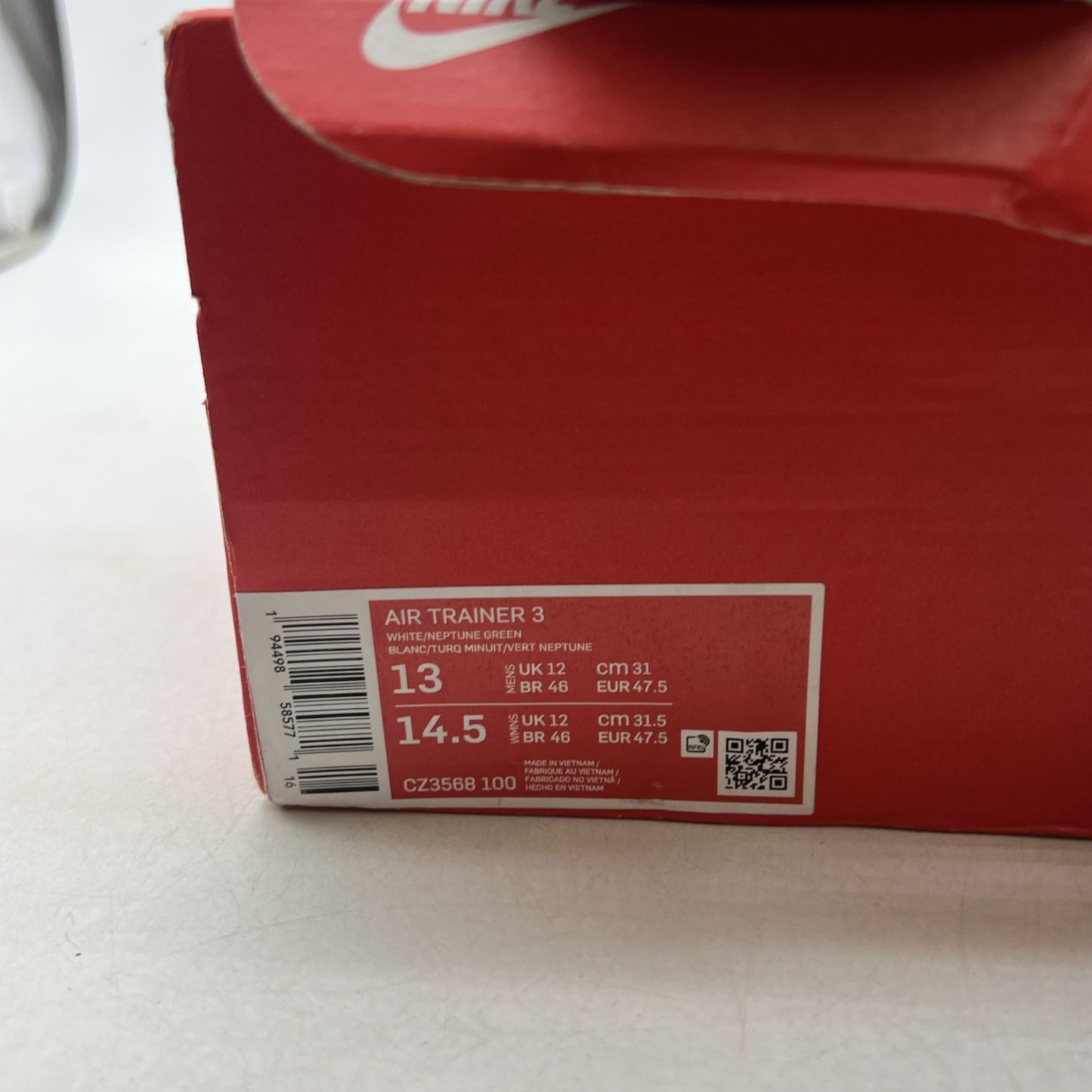 Size 13 - Nike Air Max Trainer 3 Midnight Turquoise (CZ3568-100)