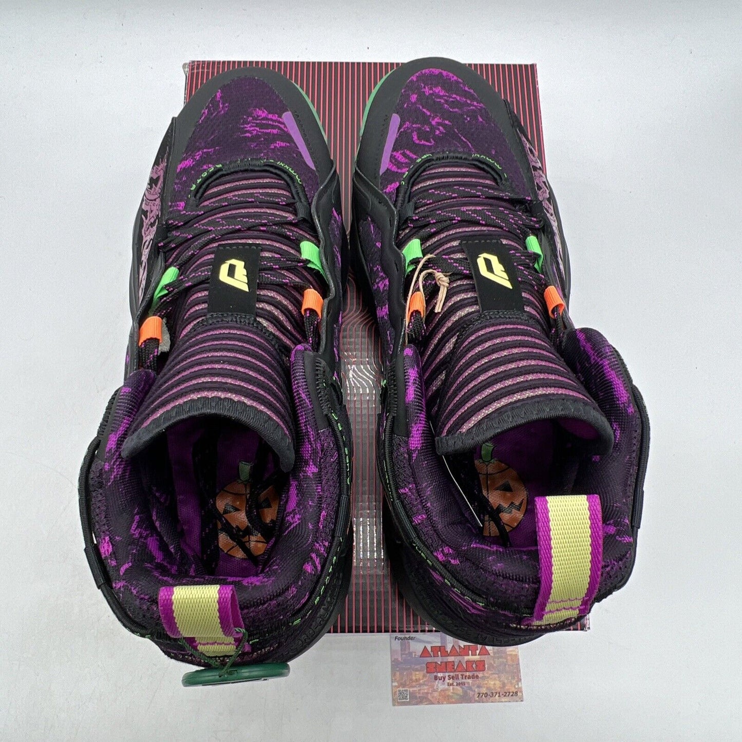 Size 11 - adidas Dame 7 EXTPLY Halloween Purple Black Suede (H67750)