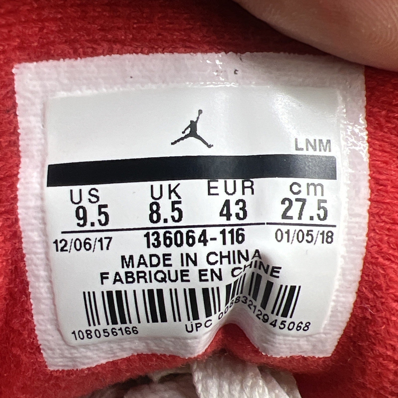 Size 9.5 - Air Jordan 3 Retro Hall of Fame 2018 (136064-116)