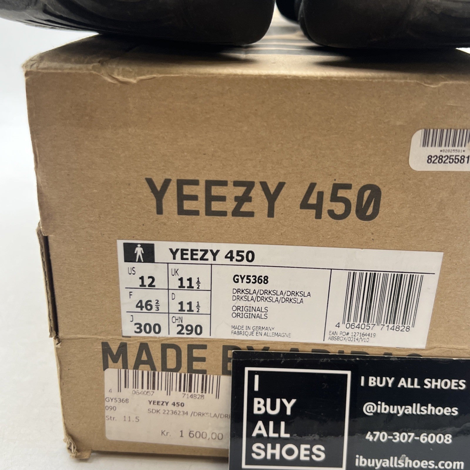 Size 12 - adidas Yeezy 450 Dark Slate - (GY5368)