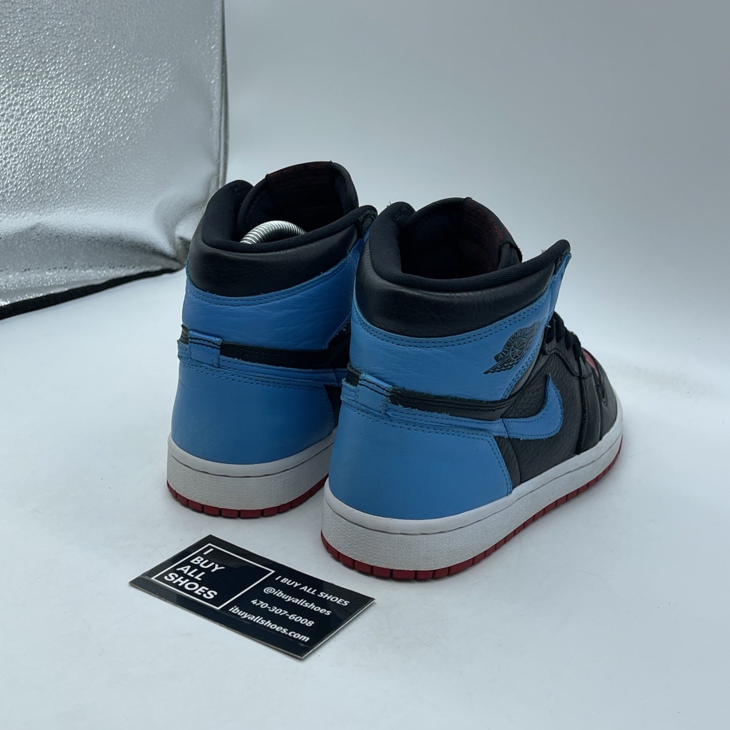 Size 6.5 - Jordan 1 High OG UNC To Chicago 2020 Red Black Leather (CD0461-046)