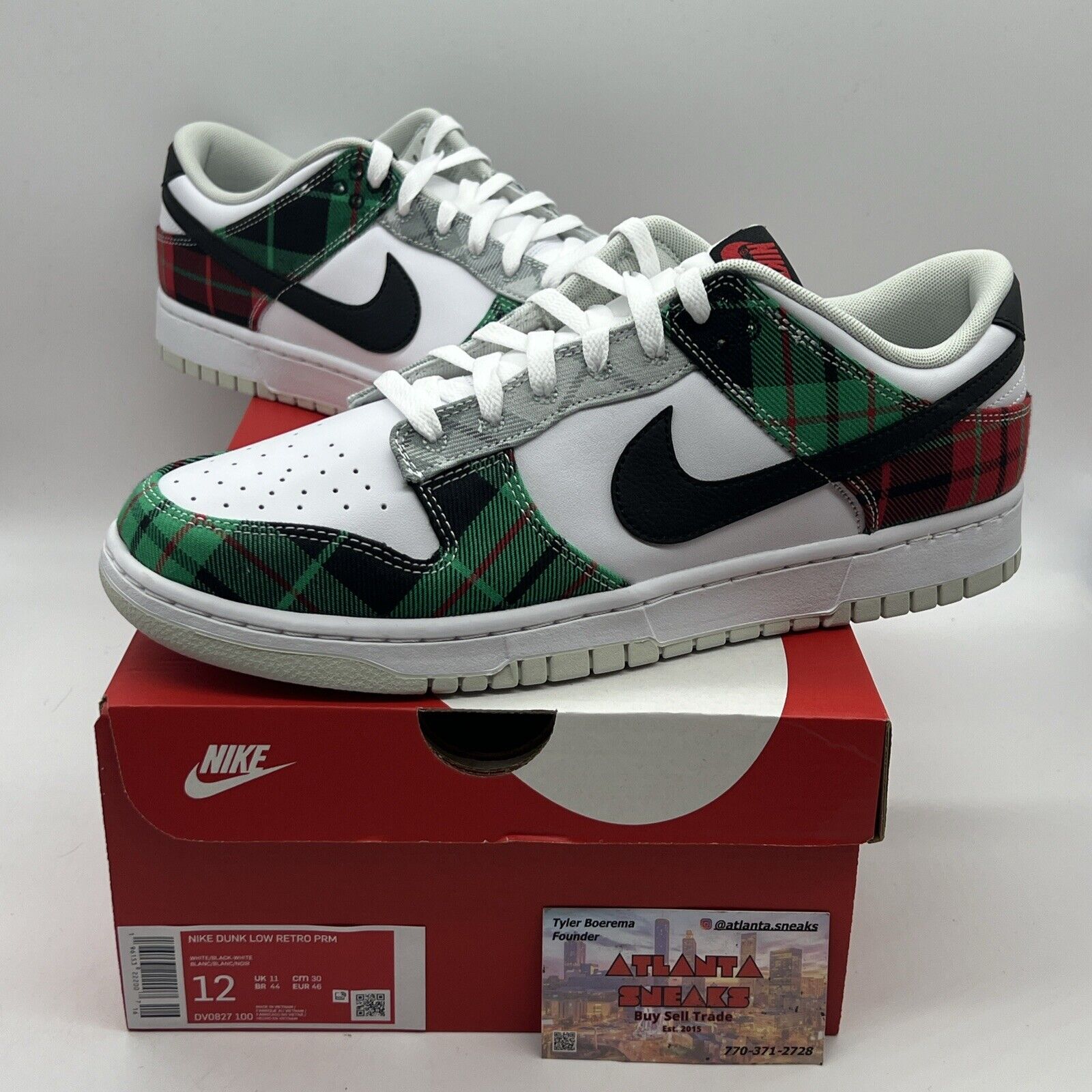 Nike Mens Fashion Sneakers Sz 12 Color White/Black-university Red-stadium Green
