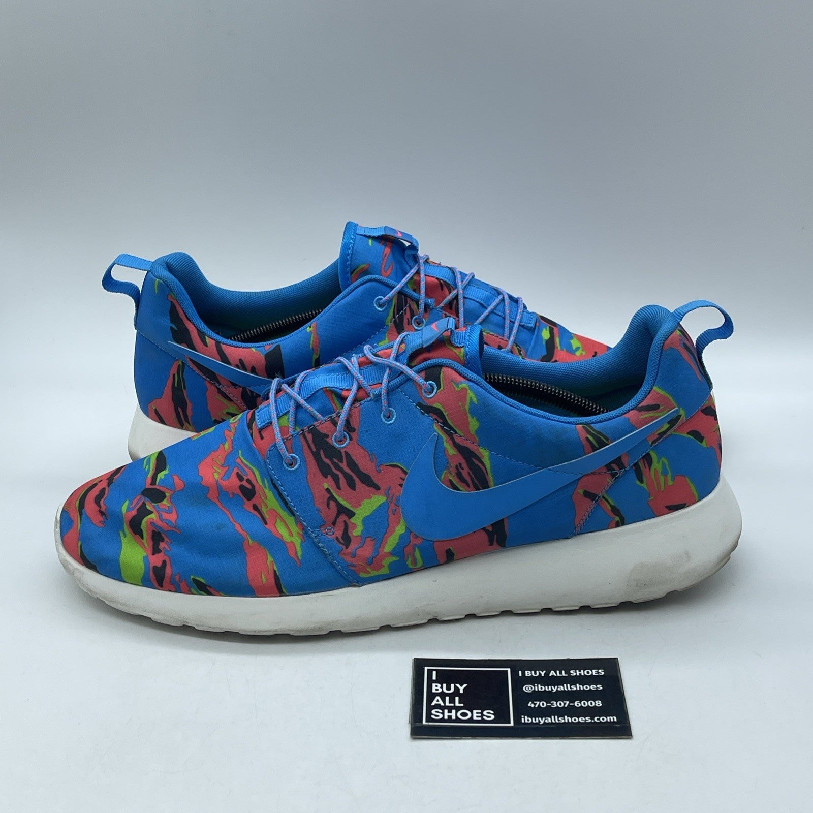 Size 13 - Nike Rosherun Gpx Tiger Camo (555445-401)