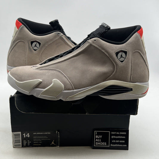 Size 14 - Air Jordan 14 Retro Desert Sand (487471-021)