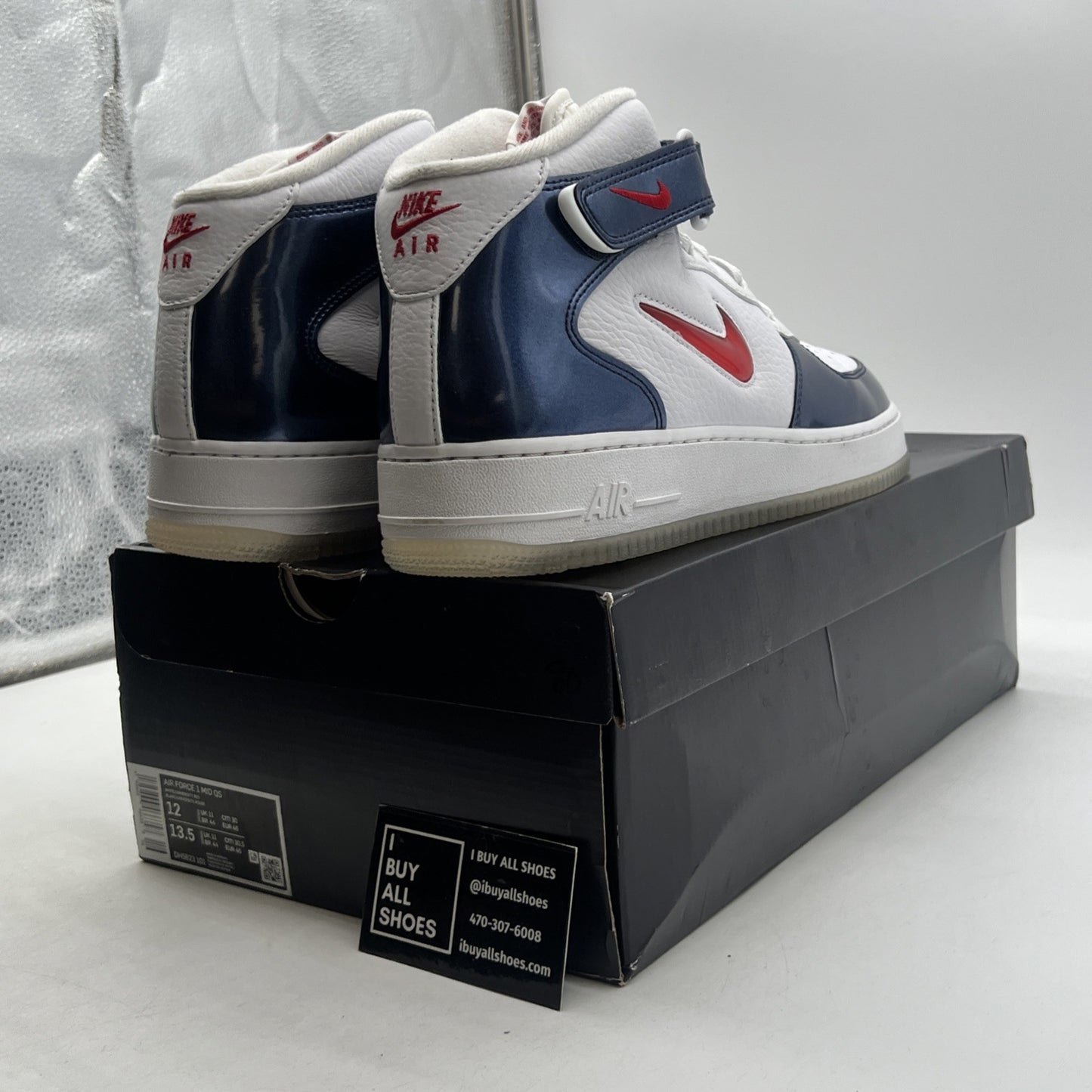 Size 12 - Nike Air Force 1 QS Mid Independence Day (DH5623-101)