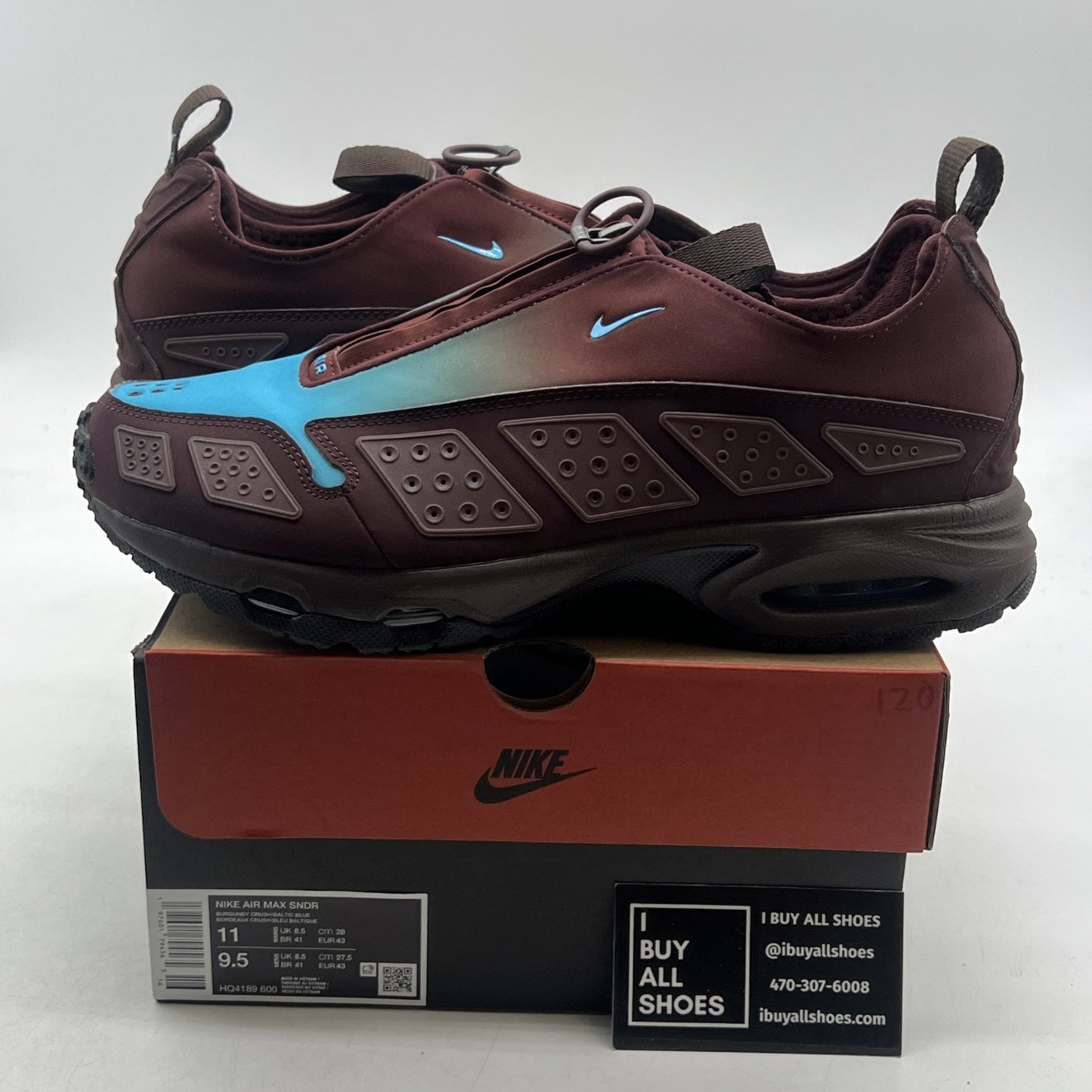 Size 11W - Nike Air Max Sunder (HQ4189-600) Burgundy/Blue
