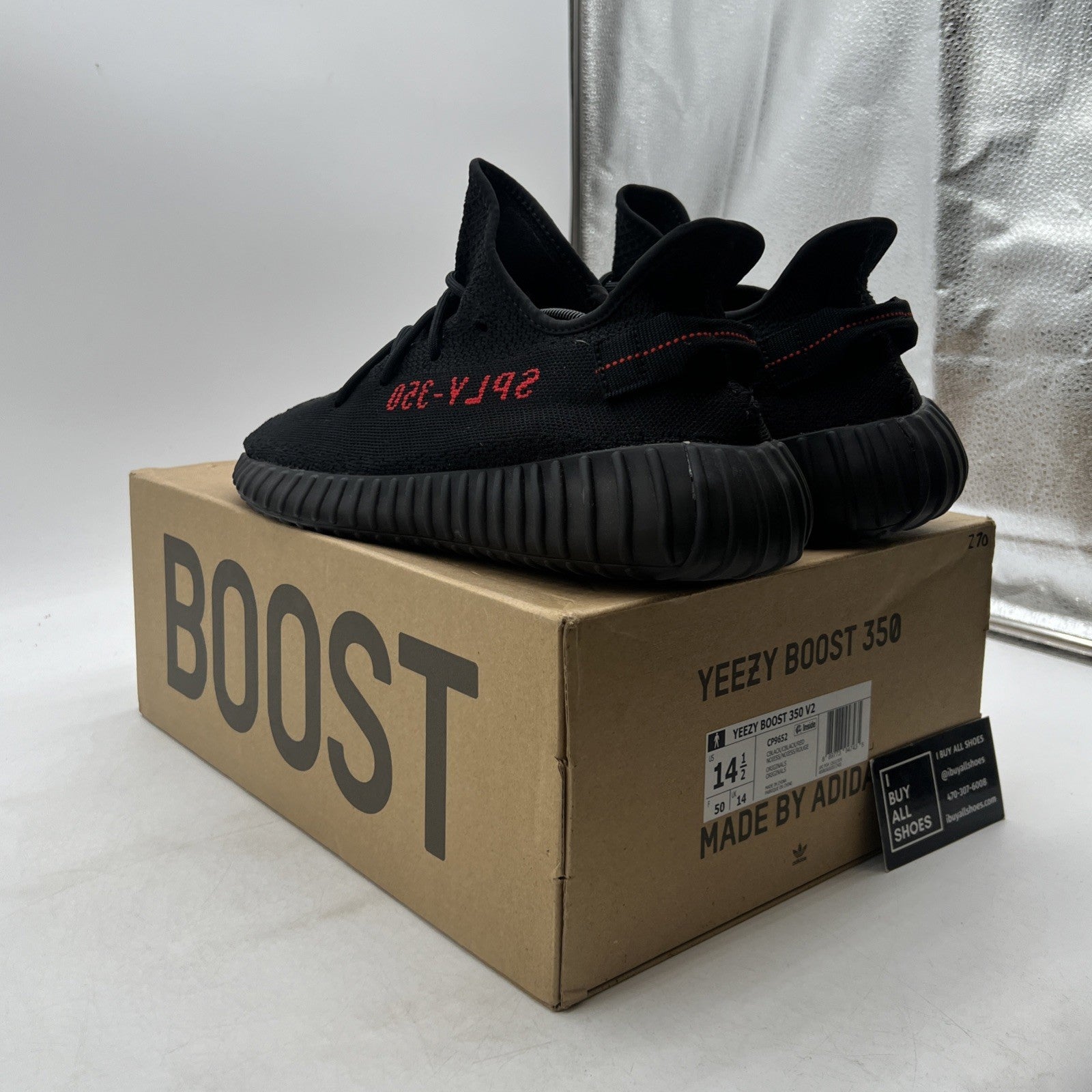 Size 14.5 - adidas Yeezy Boost 350 V2 Low Bred (CP9652)