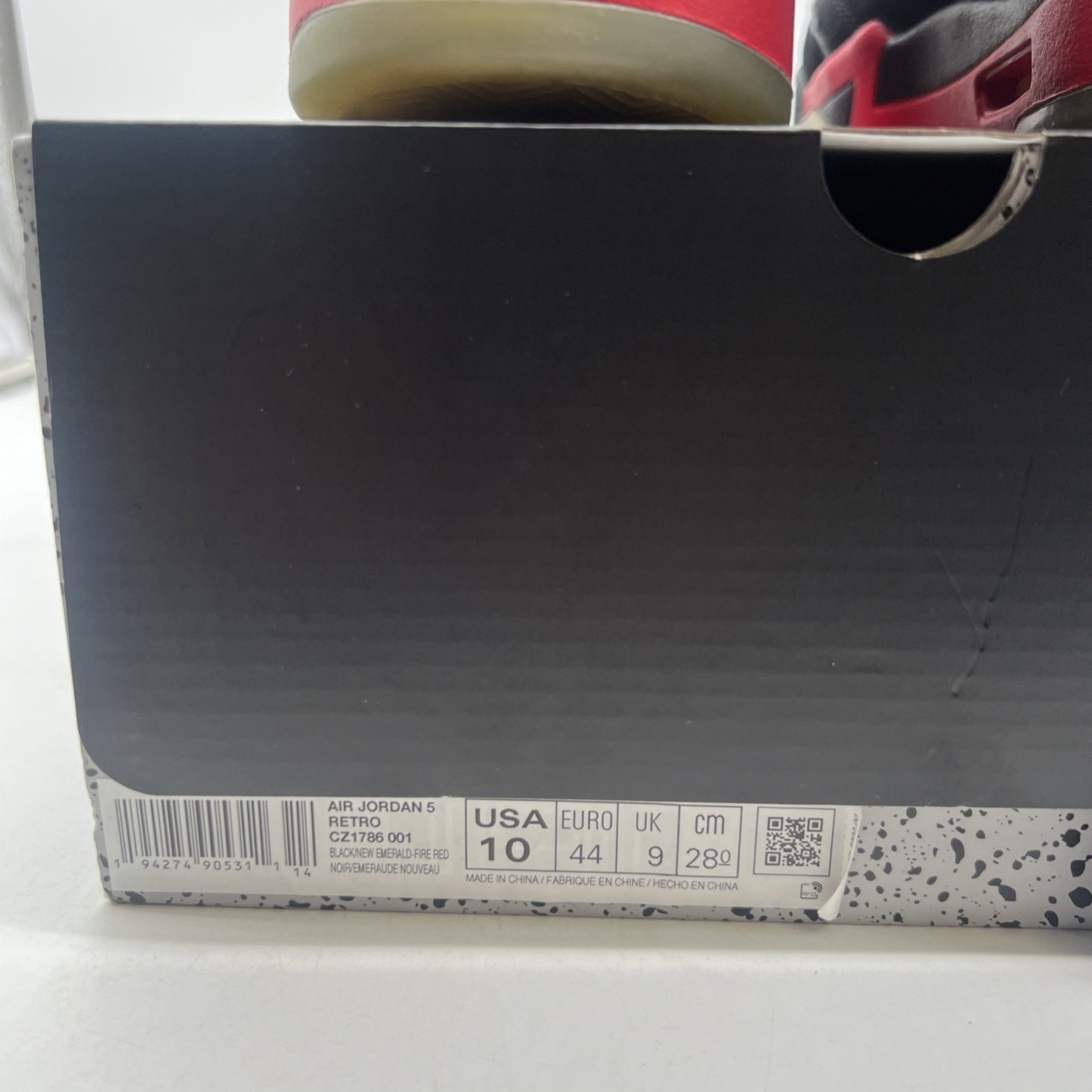 Size 10 - Air Jordan 5 Retro Top 3 Black 2020 (CZ1786-001)