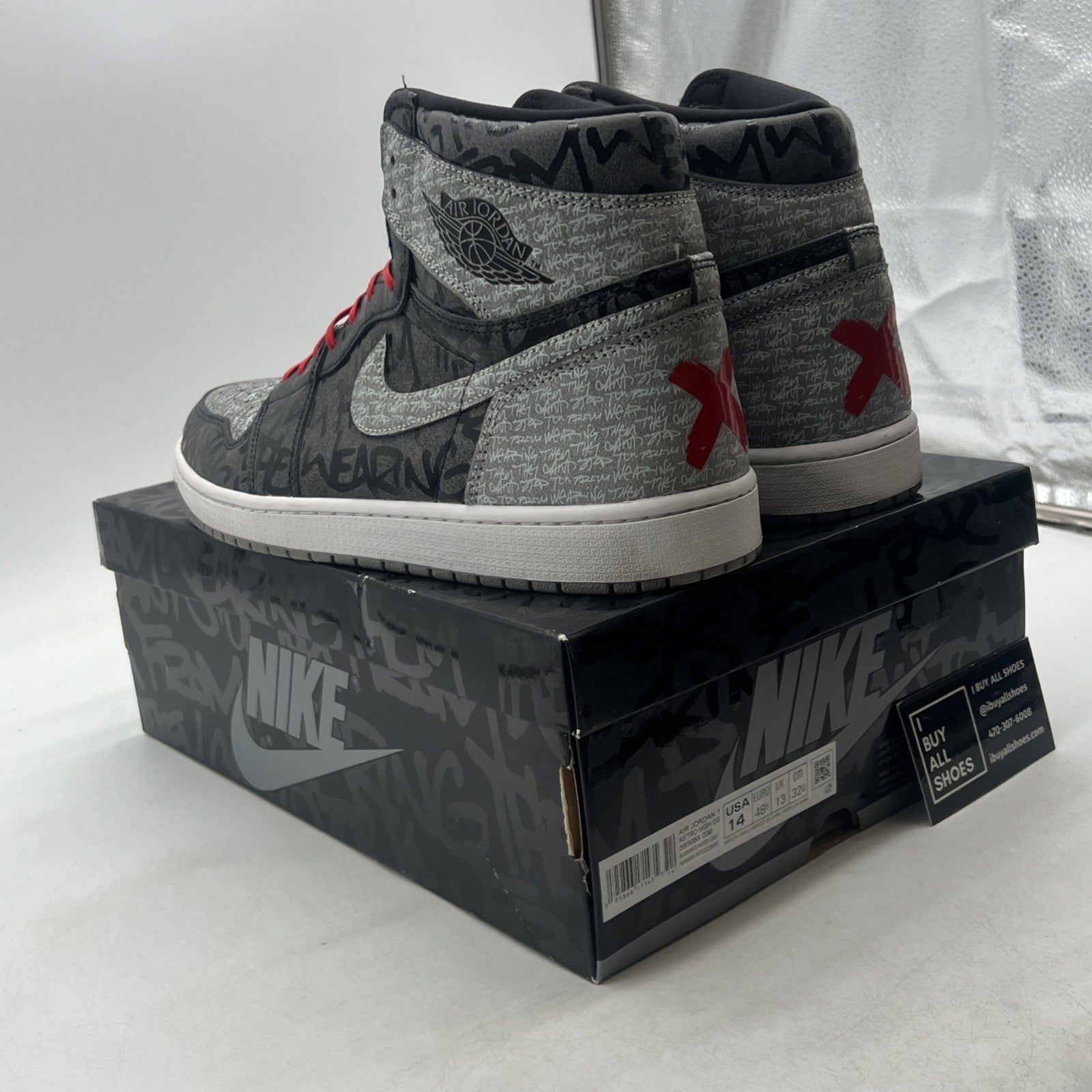 Size 14 - Air Jordan 1 OG High Rebellionaire (555088-036)