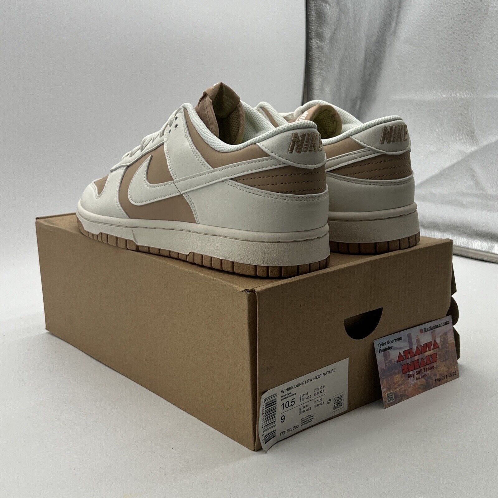 Size 10.5W - Nike Dunk Next Nature Low Hemp (DD1873-200)