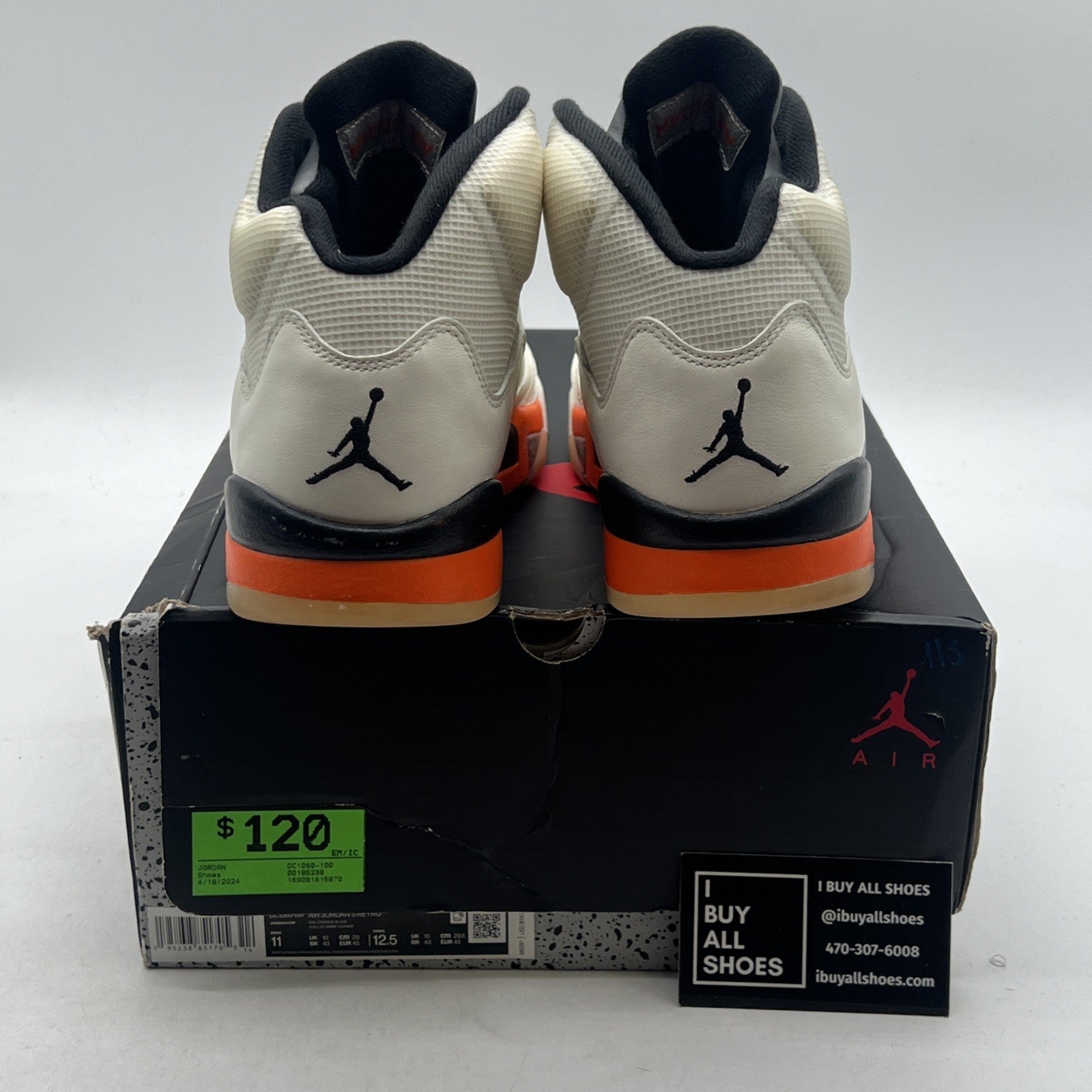 Size 11 - Air Jordan 5 Shattered Backboard (DC1060-100)