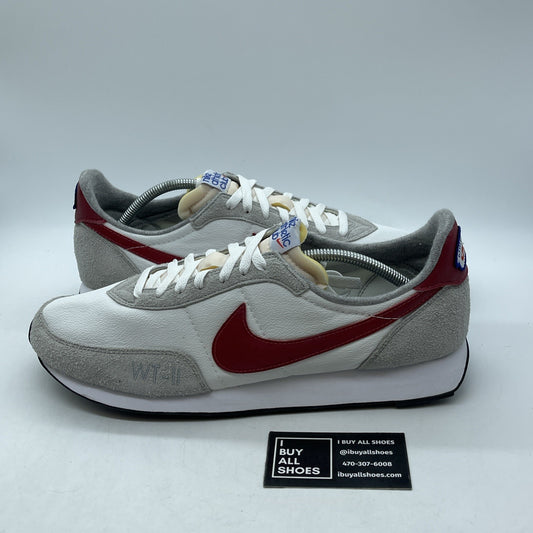 Size 13 - Nike Waffle Trainer 2 White Light Smoke Grey Gym Red (DJ6054-101)