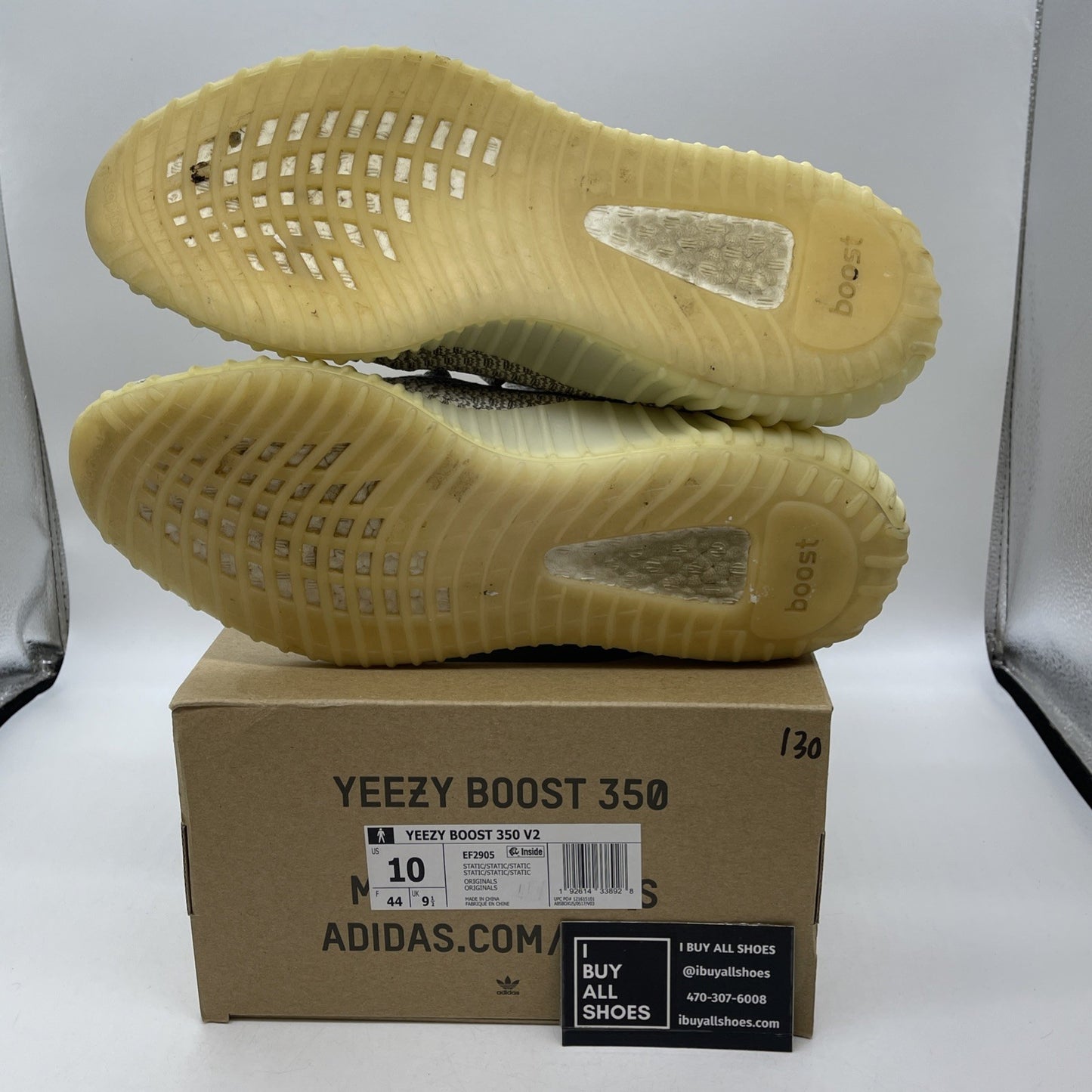 Size 10 - adidas Yeezy Boost 350 V2 2018 Low Static Non-Reflective (EF2905)