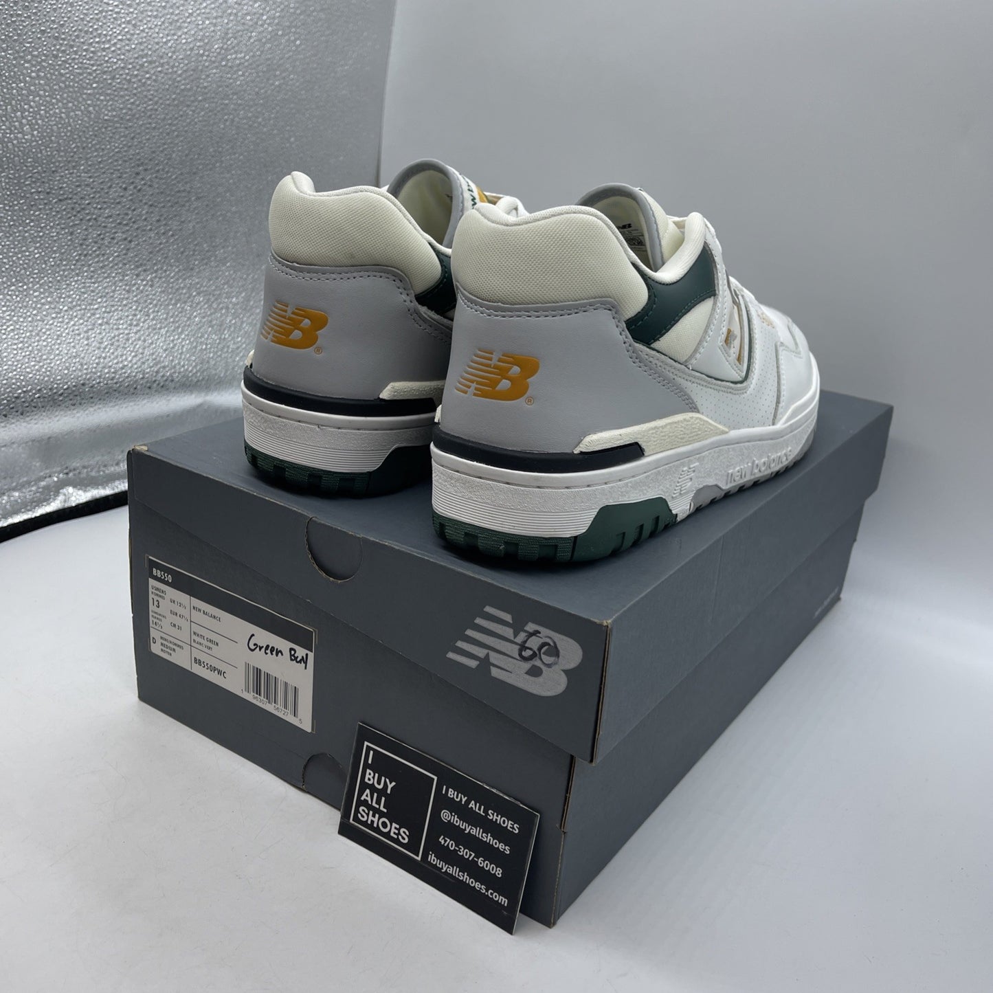 Size 13 - New Balance 550 Nightwatch Green (BB550PWC)