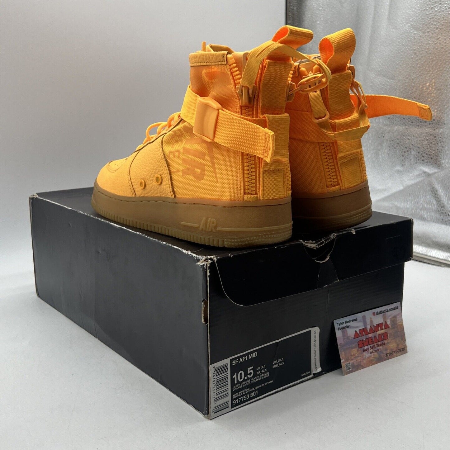 Size 10.5 - Nike SF Air Force 1 Mid OBJ Gum (917753-801)