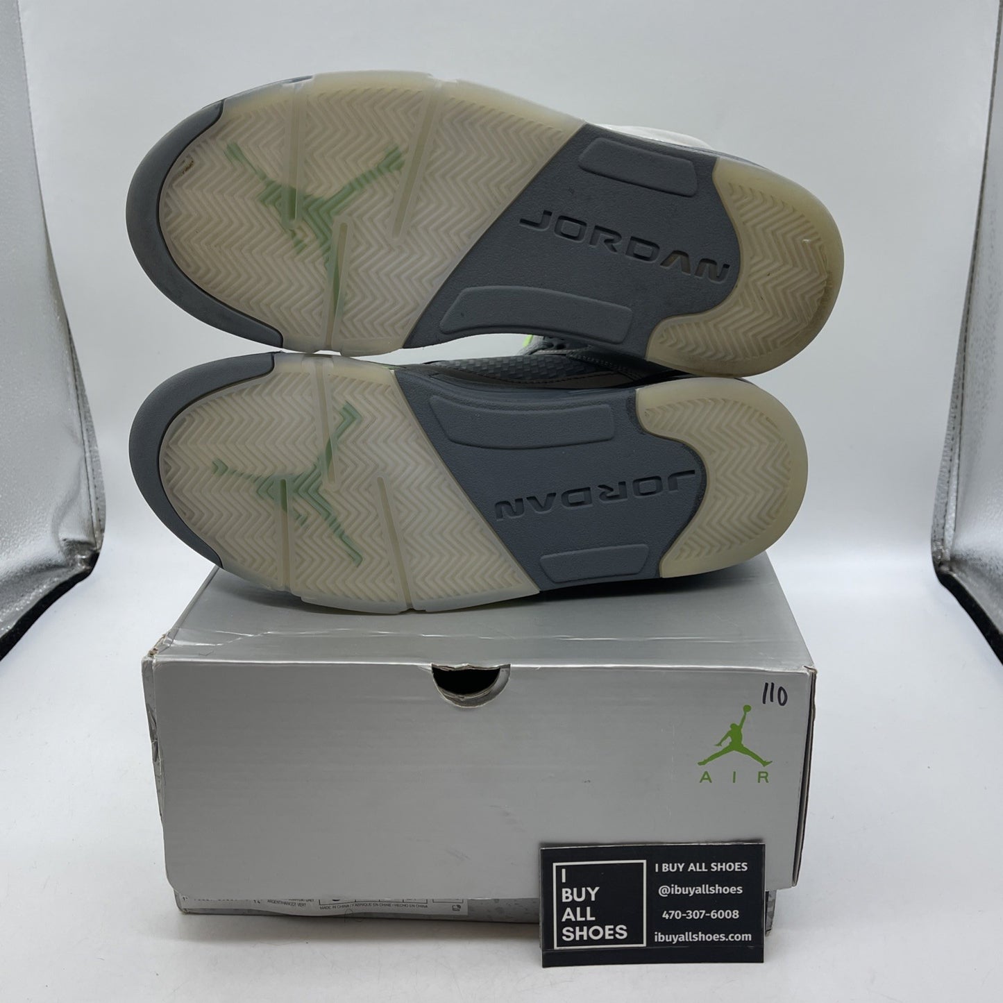 Size 9 - Air Jordan 5 Retro Green Bean (DM9014-003)