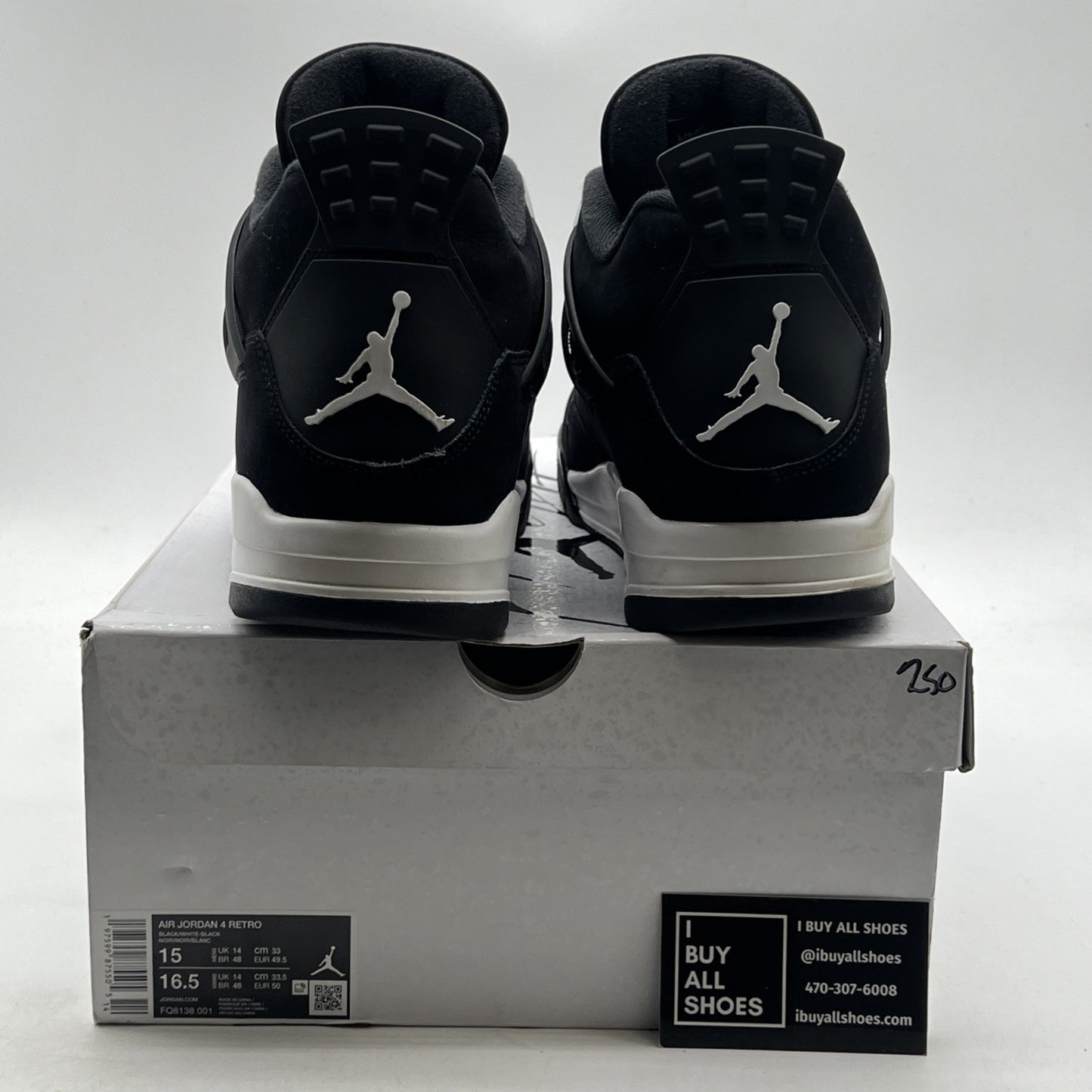 Size 15 - Air Jordan 4 Retro White Thunder (FQ8138-001)