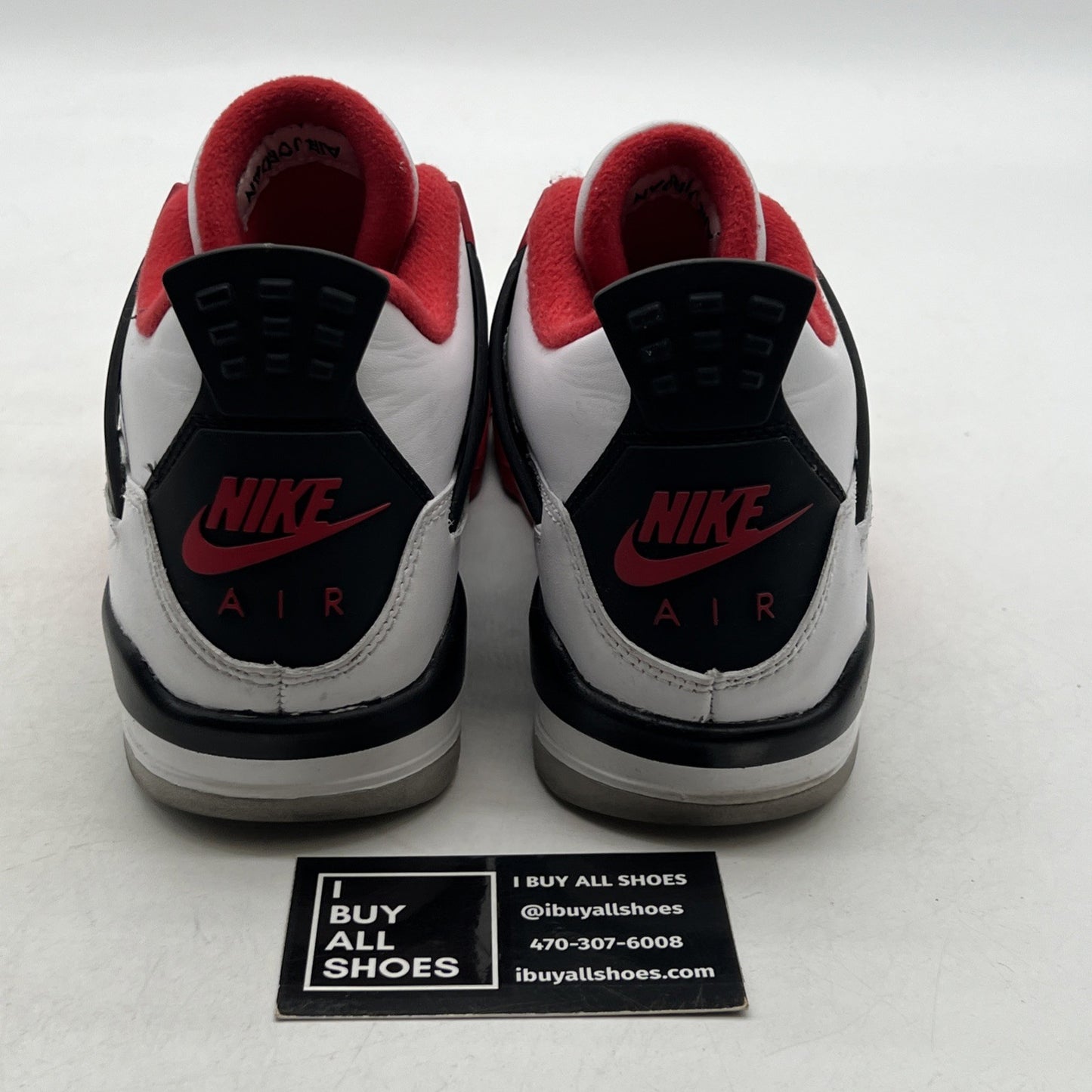 Size 5.5Y - Air Jordan 4 Retro Fire Red 2020 (408452-160)