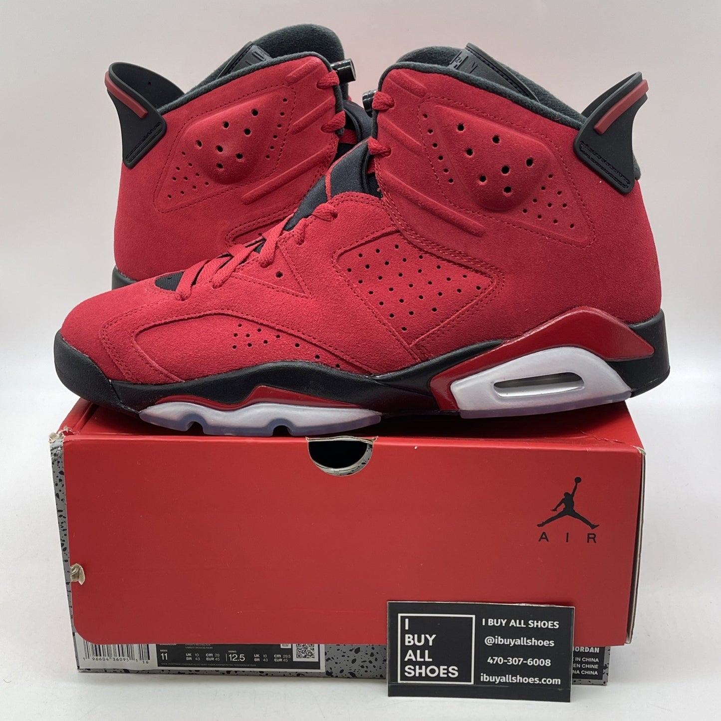 Size 11 - Air Jordan 6 Retro Toro Bravo Suede (CT8529-600)