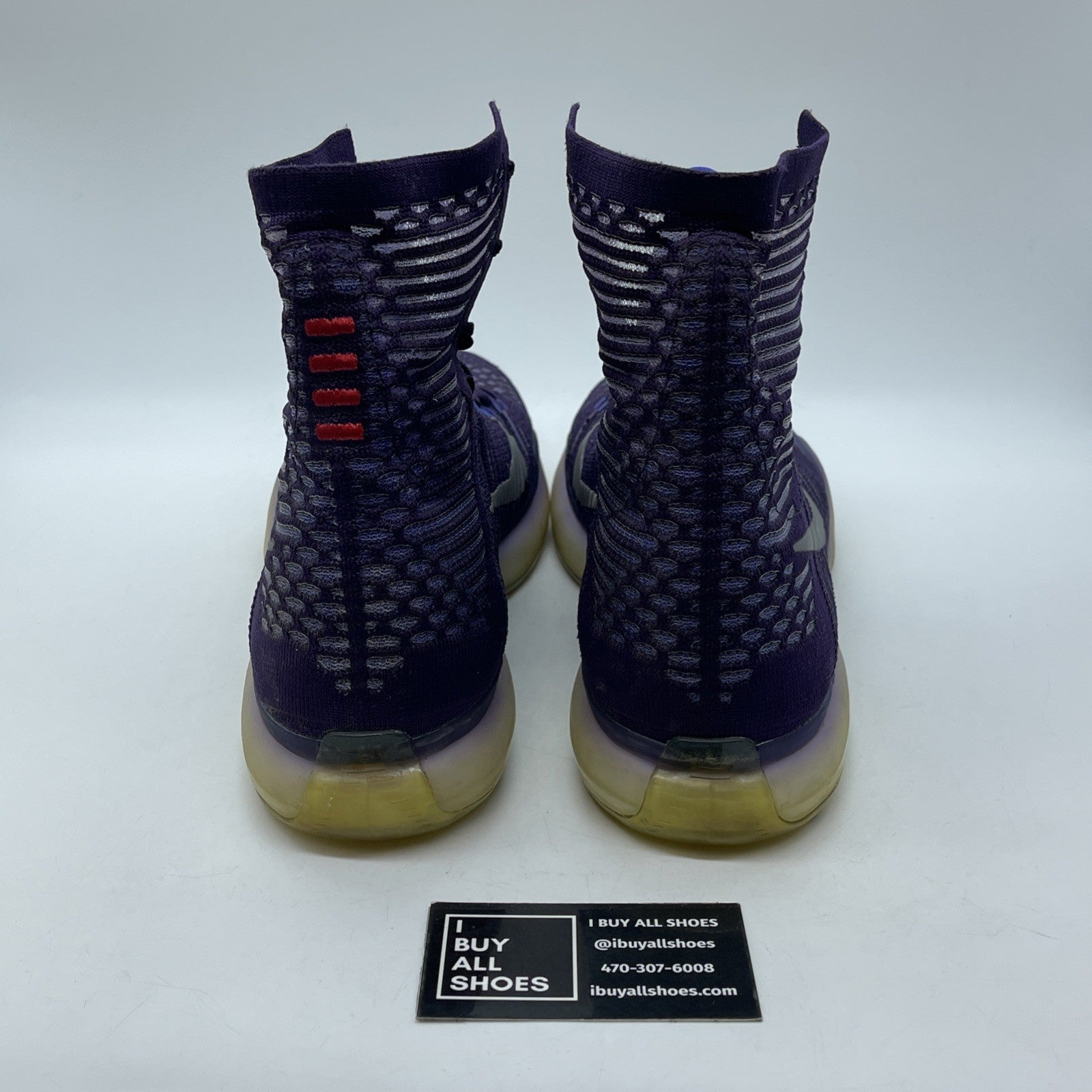Size 11.5 - Nike Kobe 10 Elite Team Silver Purple Suede (718763-505)
