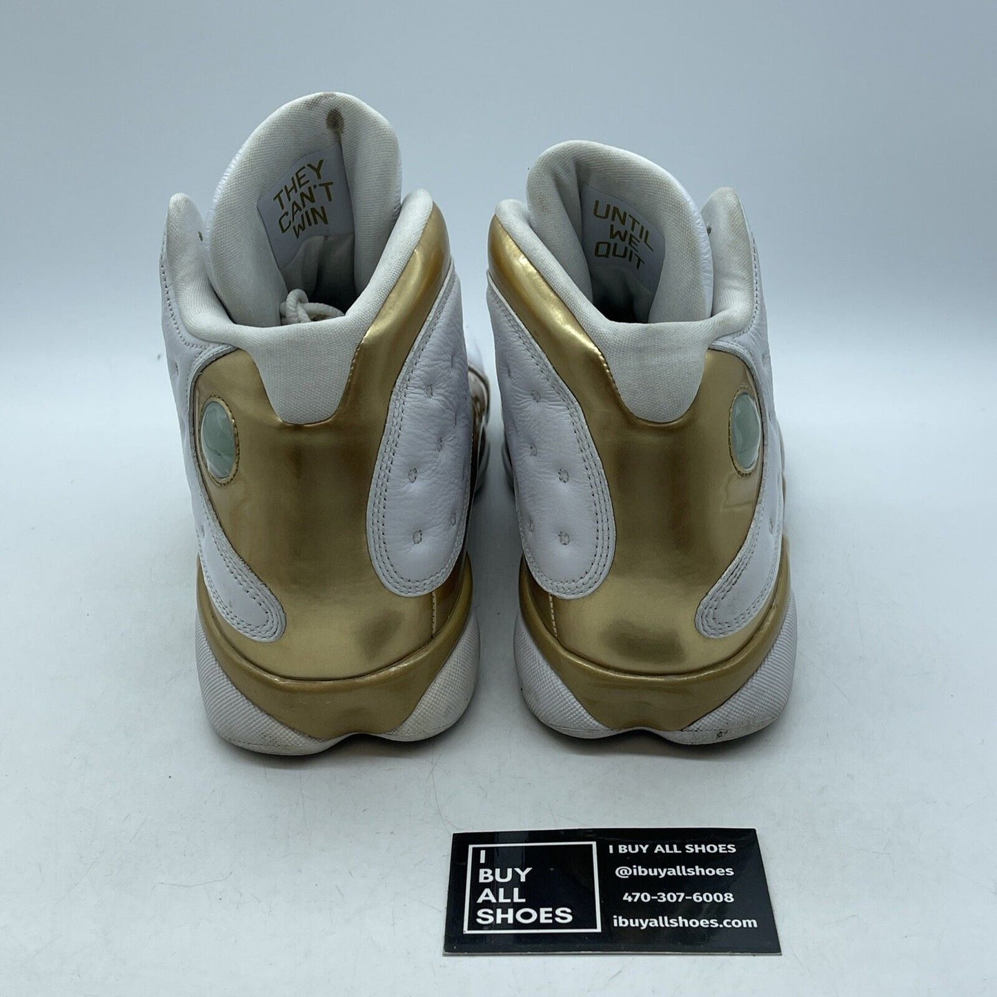 Size 11 - Air Jordan 13 Retro Defining Moments Gold White Leather (414571-135)