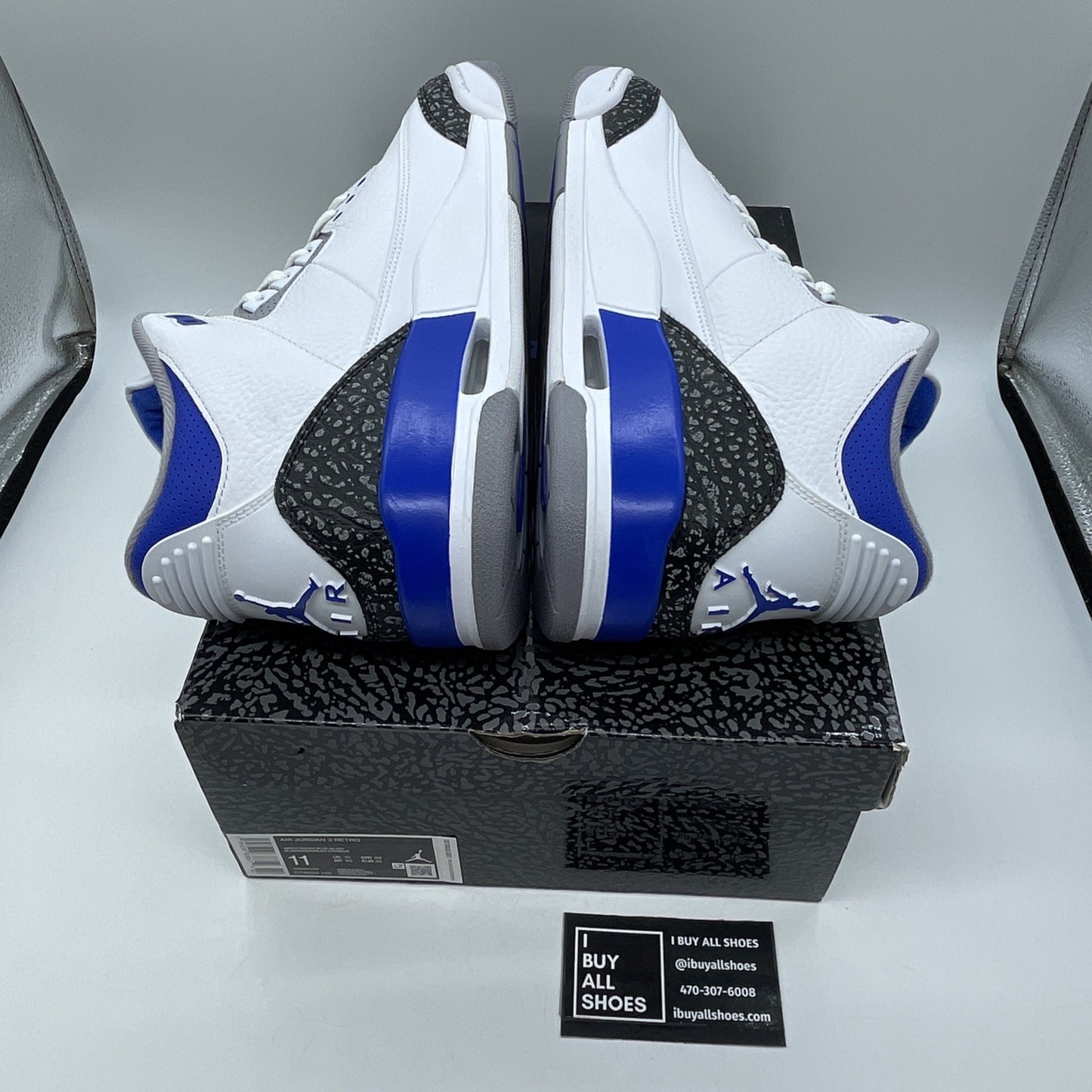 Size 11 - Air Jordan 3 Retro Mid Racer Blue Suede Leather (CT8532-145)