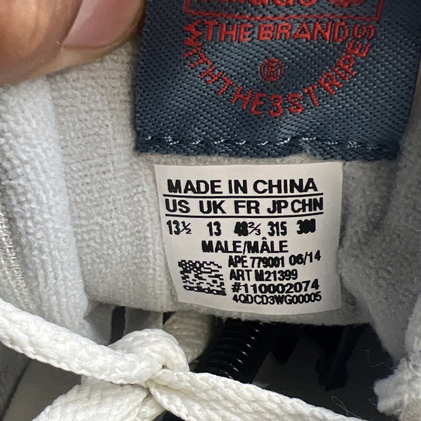 Size 13 - Adidas Tennis Super Ivan Lendl Supreme gebraucht (M21399)