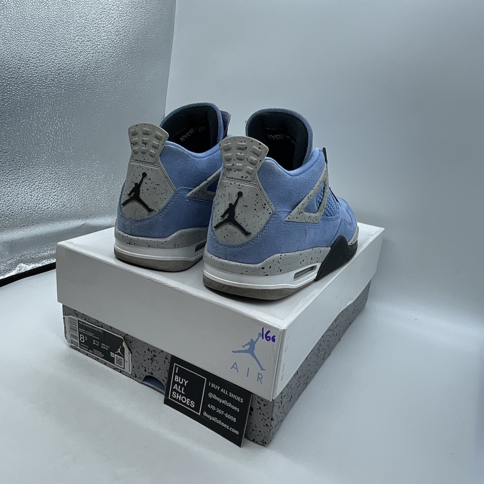 Size 8.5 - Air Jordan 4 Retro Mid University Blue (CT8527-400)
