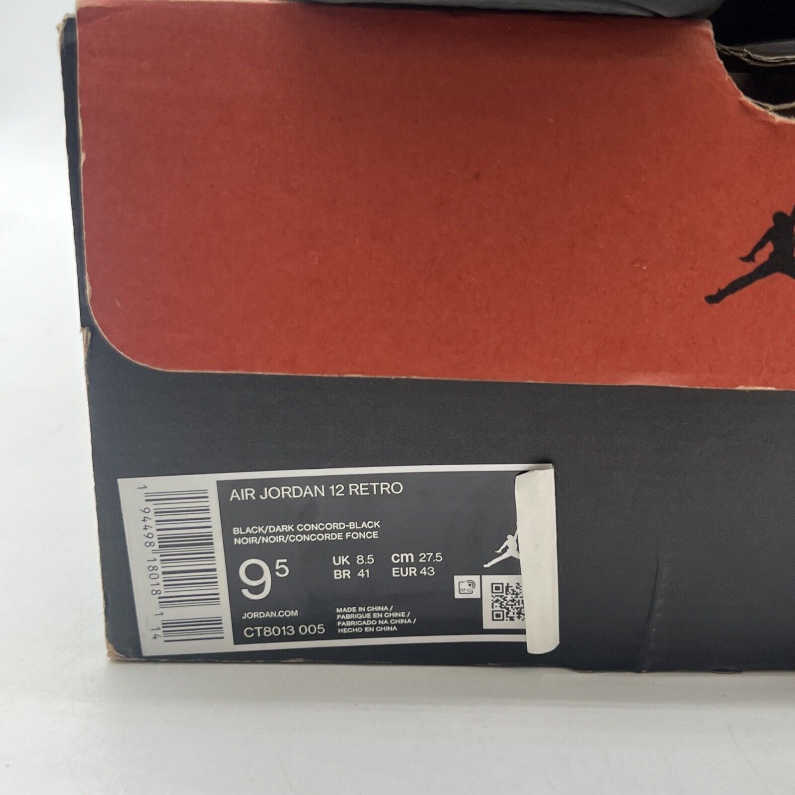Size 9.5 - Air Jordan 12 Retro Dark Concord (CT8013-005)