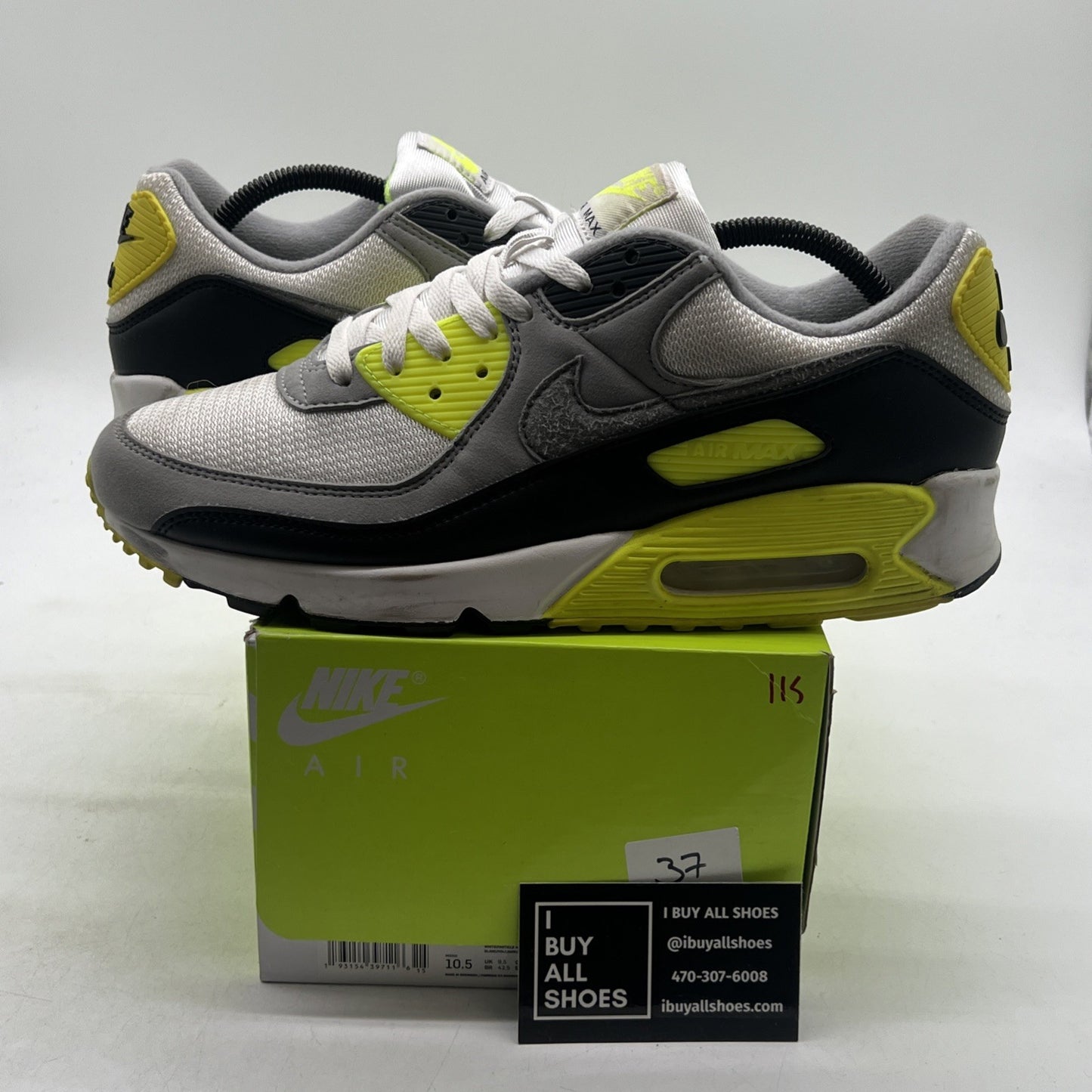 Size 10.5 - Nike Air Max 90 2020 Volt (CD0881-103)