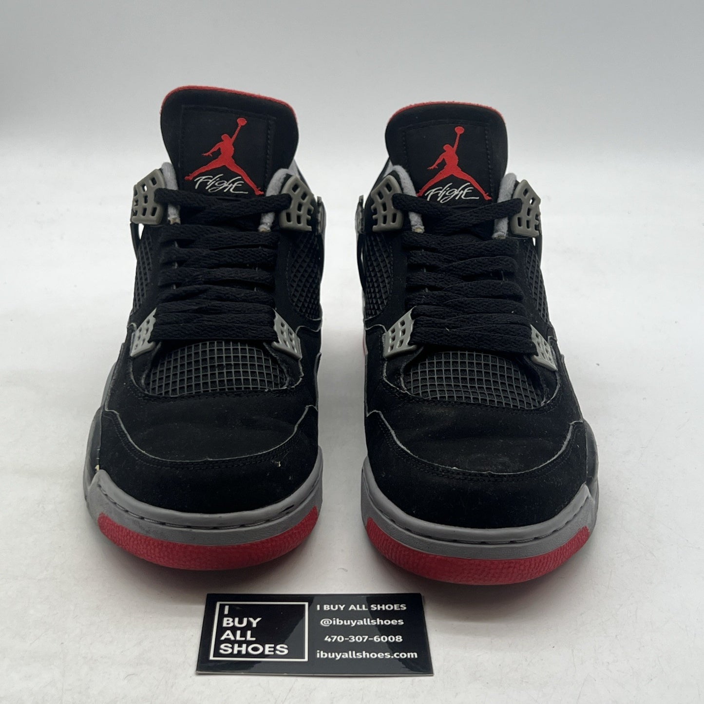 Size 11.5 - Air Jordan 4 Retro bred release 2012 (308497-003)